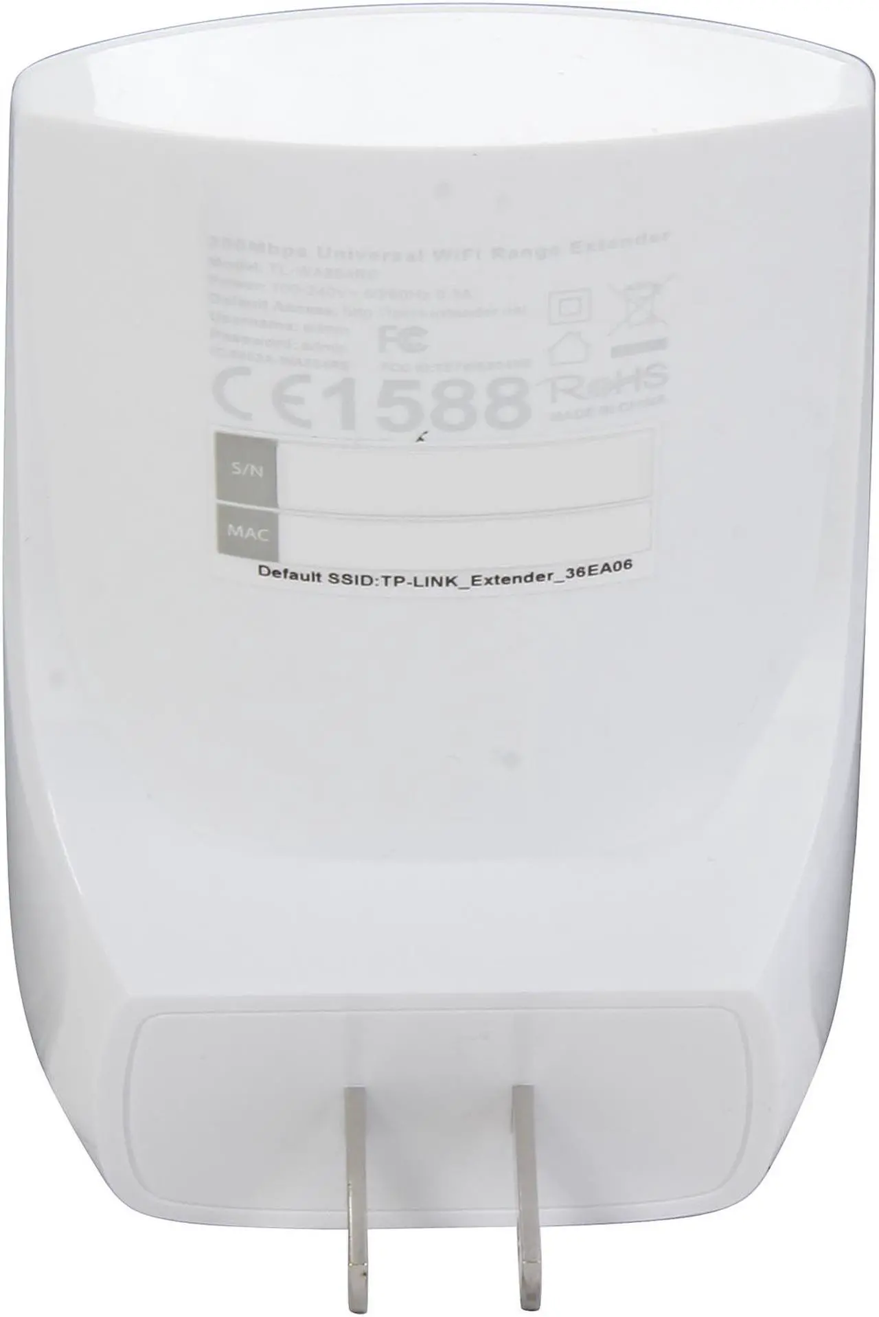 Alt view image 4 of 8 - TP-LINK TL-WA854RE V1.2 300Mbps Universal Wi-Fi Range Extender, Repeater, Wall Plug design, One-button Setup, Smart Signal Indicator