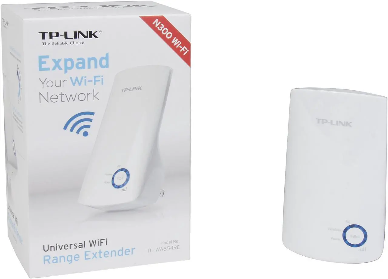 Alt view image 8 of 8 - TP-LINK TL-WA854RE V1.2 300Mbps Universal Wi-Fi Range Extender, Repeater, Wall Plug design, One-button Setup, Smart Signal Indicator