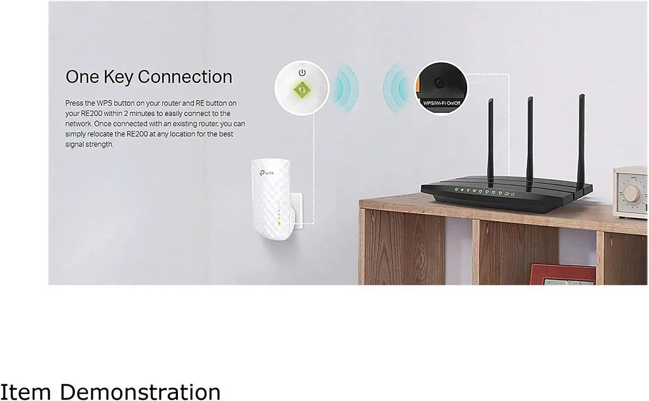 Alt view image 5 of 9 - TP-Link AC750 Wifi Range Extender | Up to 750Mbps | Dual Band WiFi Extender, Repeater, Wifi Signal Booster, Access Point| Easy Set-Up | Extends Wifi to Smart Home & Alexa Devices (RE200)