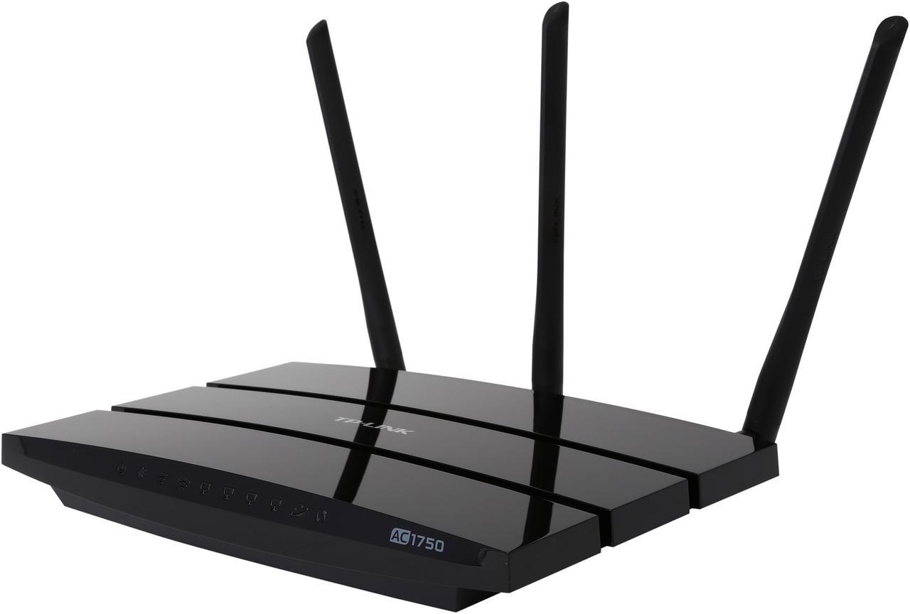 TP-LINK Archer C7 AC1750 Dual Band Wireless AC Gigabit Router, 2.4GHz 450Mbps+5Ghz 1350Mbps, 2 USB Ports, IPv6, Guest Network-V1