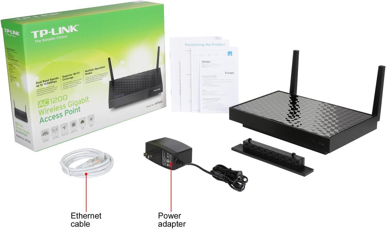Alt view image 7 of 6 - TP-Link AP300 AC1200 Wireless Gigabit Access Point