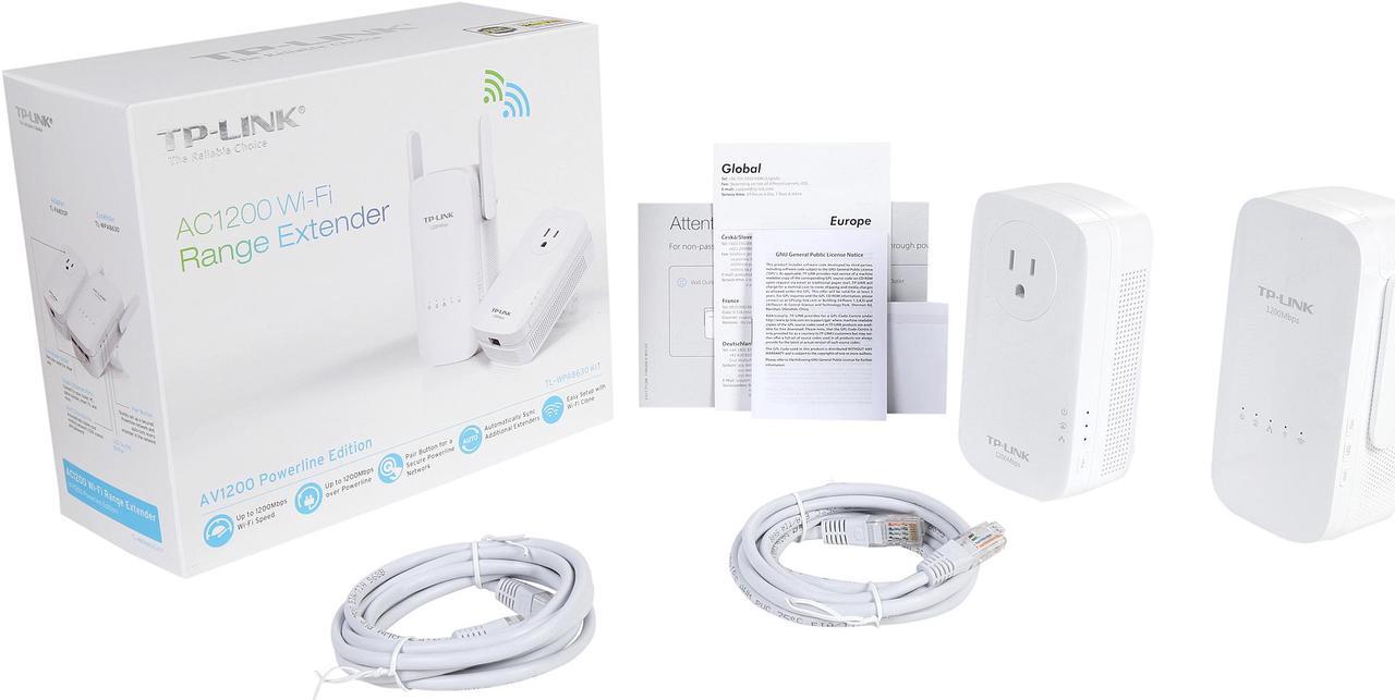 Alt view image 8 of 7 - TP-Link AV1300 Powerline WiFi Extender (TL-WPA8630 KIT) - Powerline Adapter with AC1350 Dual Band WiFi, Gigabit Port, 2X2 MIMO with Beamforming, Plug & Play, Power Saving, Ideal for Smart TV
