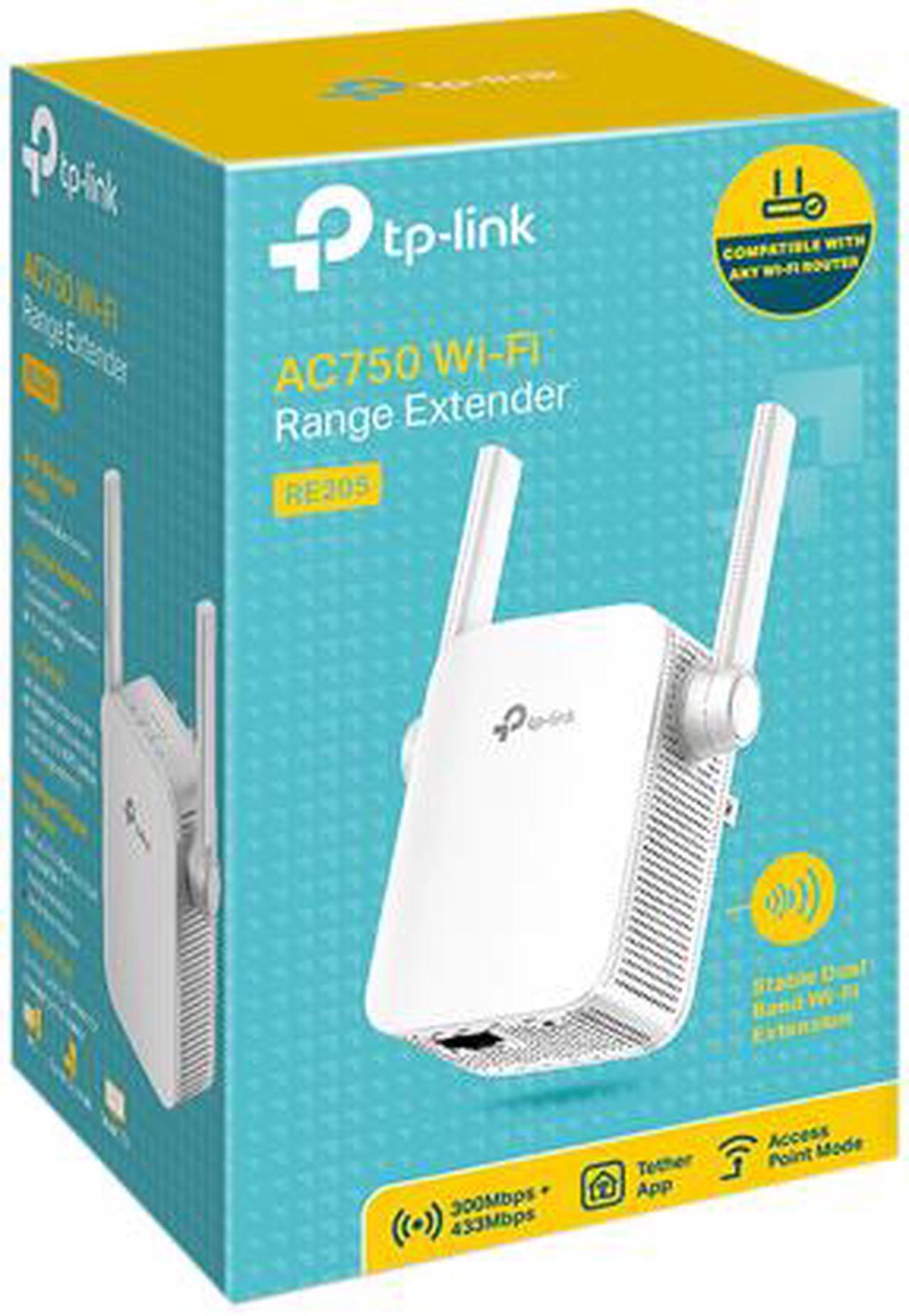 Alt view image 3 of 3 - TP-Link RE205 AC750 Wi-Fi Range Extender