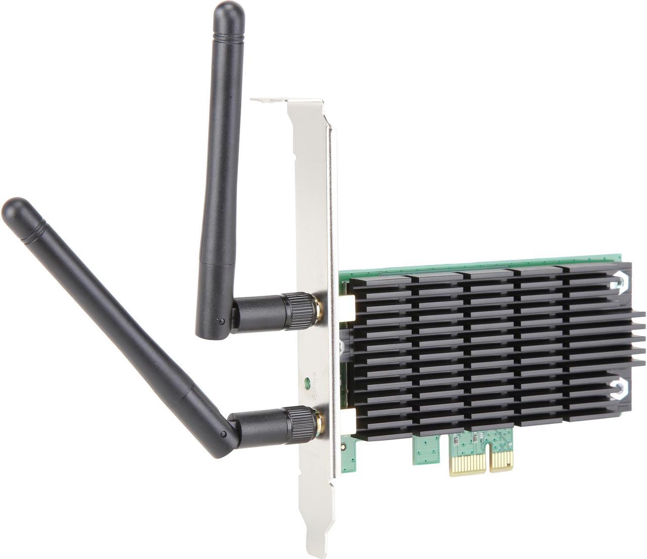 TP-Link AC1200 PCIe WiFi Card (Archer T4E) - 2.4G/5G Dual Band Wireless PCI Express Adapter, Low Profile, Long Range Beamforming, Heat Sink Technology, Supports Windows 10/8.1/8/7/XP