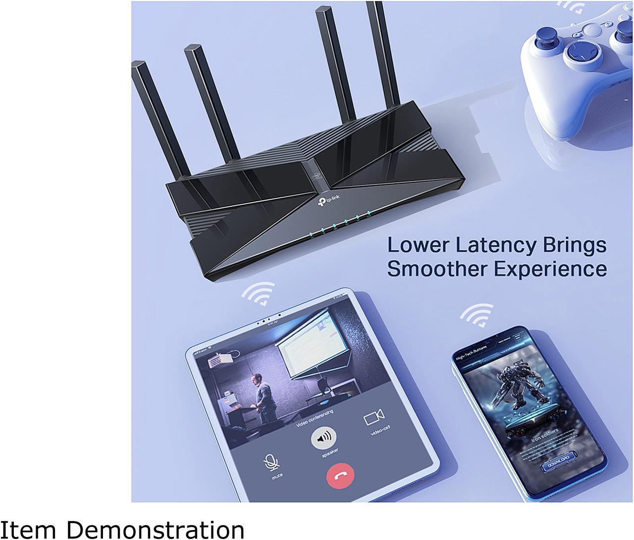 Alt view image 6 of 7 - TP-Link WiFi 6 AX3000 Smart WiFi Router (Archer AX50) – 802.11ax Router, Gigabit Router, Dual Band, OFDMA, MU-MIMO, Parental Controls, Built-in HomeCare, Works with Alexa
