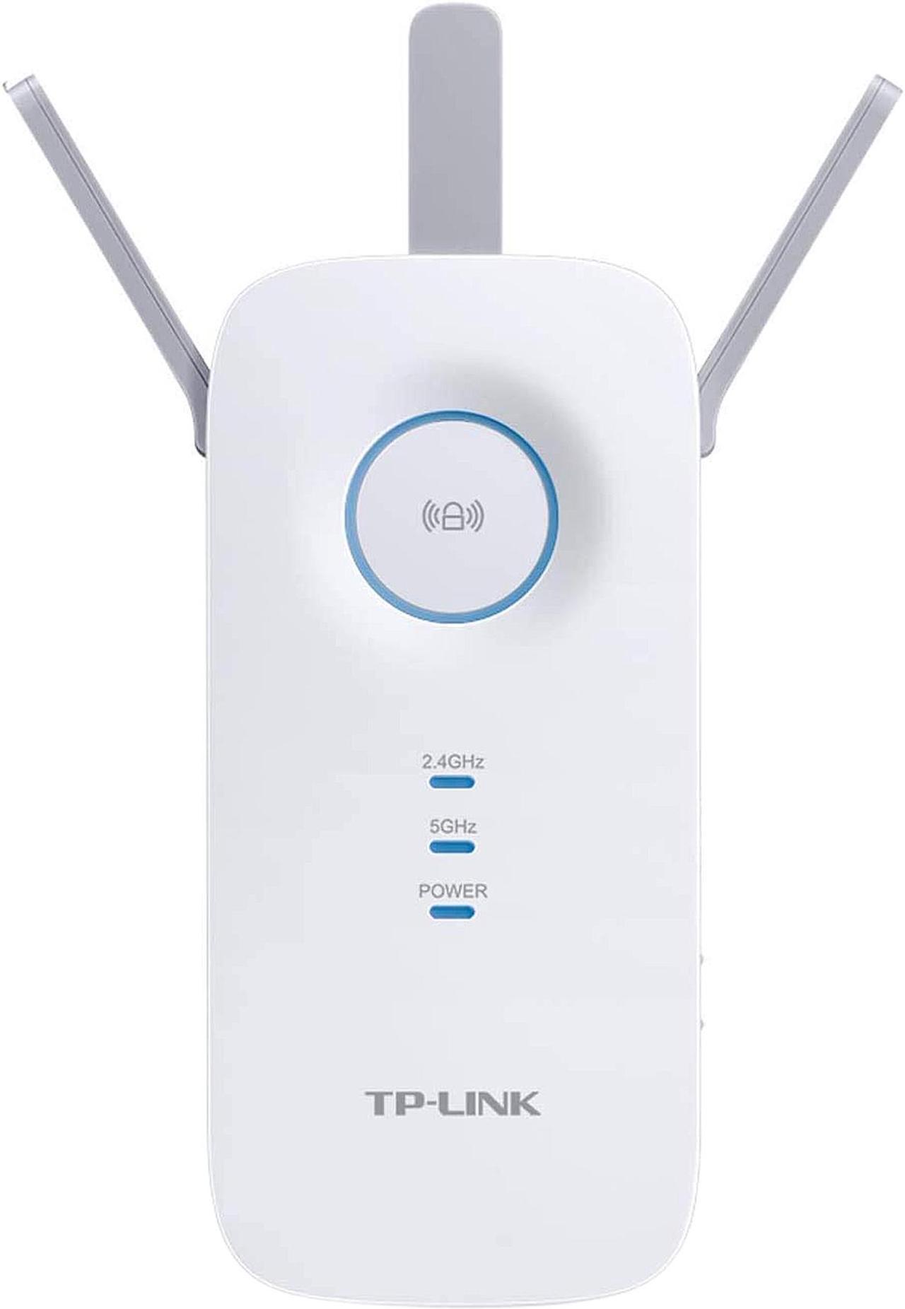 TP-Link AC1900 Dual Band Wi-Fi Range Extender w/ Gigabit Ethernet Port, Extends WiFi to Smart Home & Alexa Devices, 3x3 MU-MIMO (RE550)