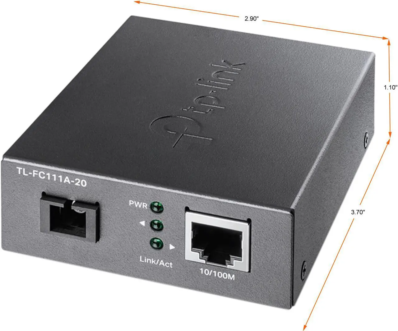 Alt view image 2 of 2 - TP-Link TL-FC111A-20 10/100 Mbps WDM Media Converter