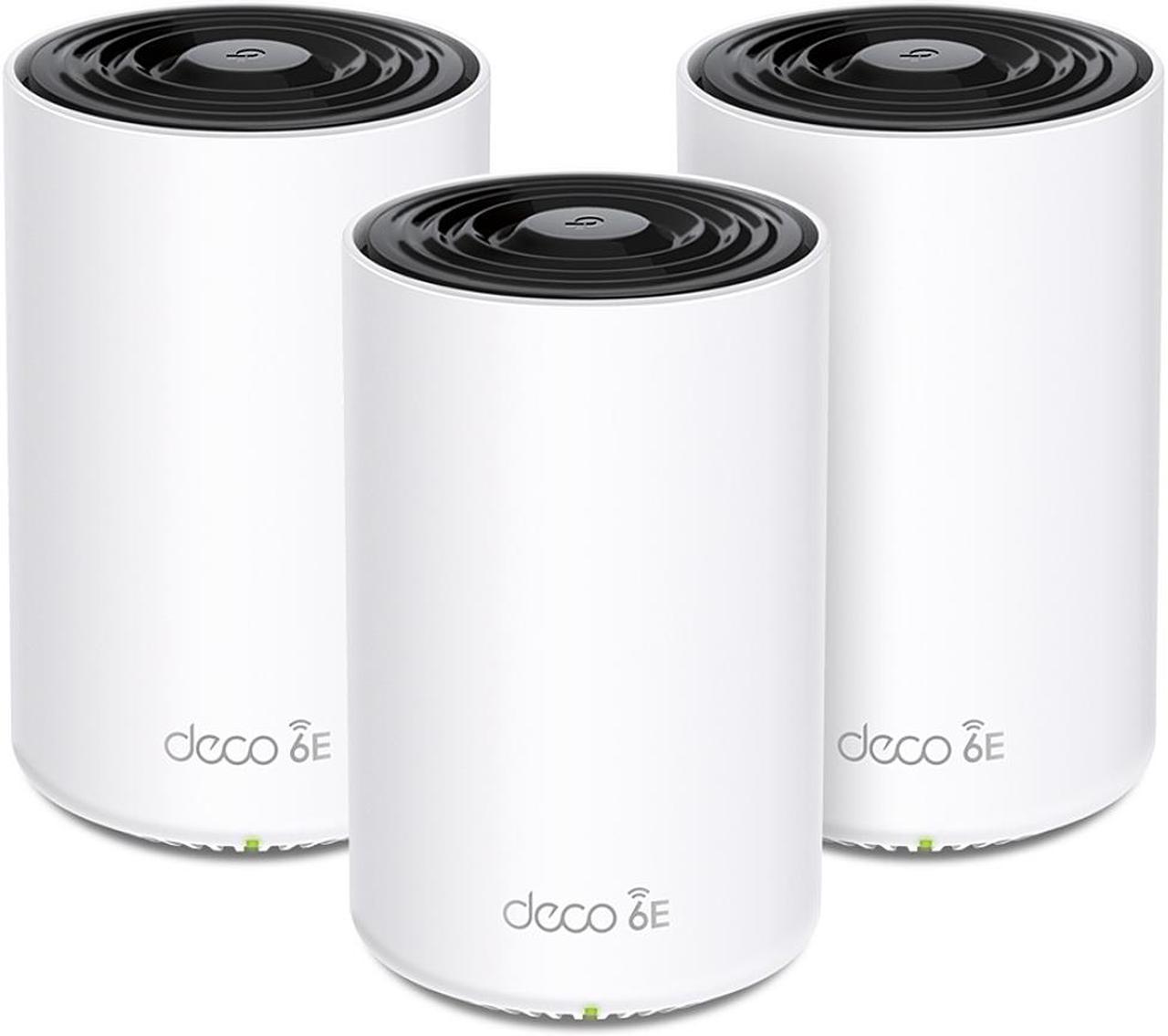 TP-Link Deco XE75(3-pack) AXE5400 Tri-Band Mesh Wi-Fi 6E System White