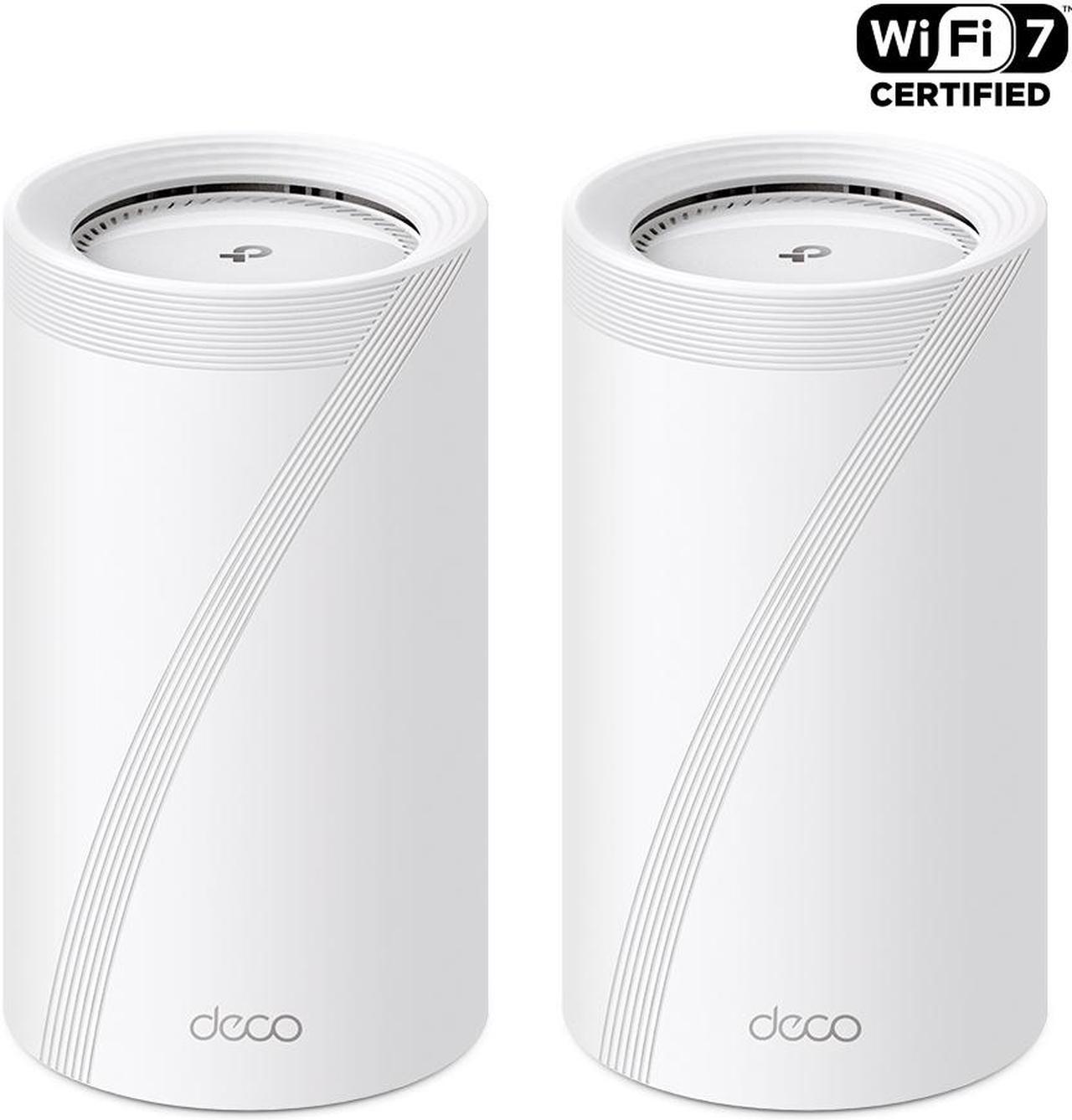 TP-Link Deco BE85(2-pack) BE22000 Whole Home Mesh Wi-Fi 7 System (Tri-Band)