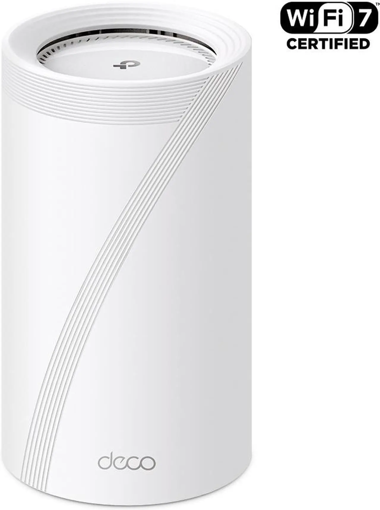 Main image of TP-Link Tri-Band WiFi 7 BE22000 Whole Home Mesh System (Deco BE85) | 12-Stream 22 Gbps | 2x10G + 2x2.5G Ports Wired Backhaul, 8xHigh-Gain Antennas | VPN, AI-Roaming, 4x4 MU-MIMO, HomeShield (1-Pack)