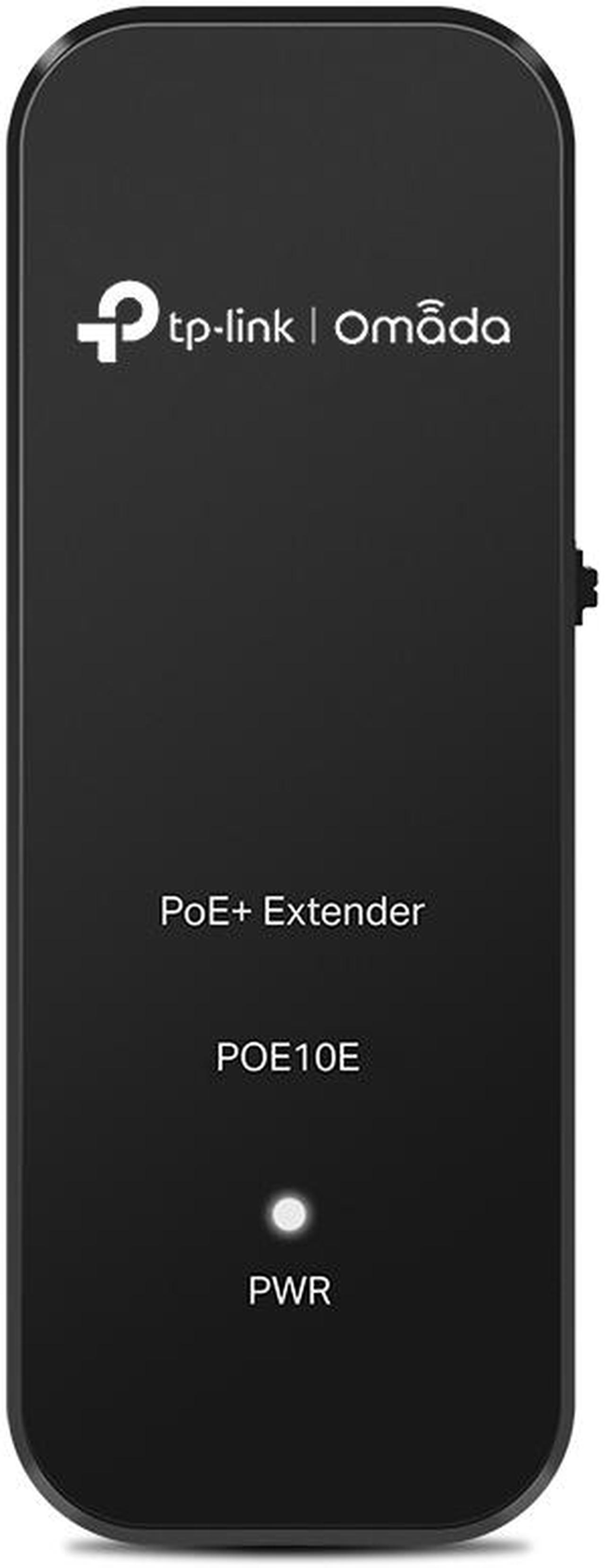 TP-Link POE10E | Omada 10/100 Mbps PoE+ Extender | Work with 802.3af/at devices | 250 m (820 ft) Extend Distance | Ideal for Long Distance Surveillance | PoE Passthrough | Plug and Play