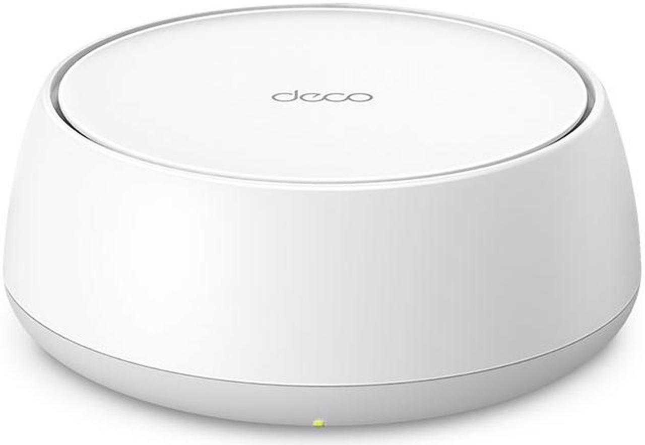 Main image of TP-Link Dual-Band Deco BE25(1-pack) BE5000 Wi-Fi 7 Mesh Wi-Fi System | 4-Stream 5 Gbps | 240 Mhz Channels | Covers up to 2,600 Sq.Ft | 2× 2.5G Ports Wired Backhaul | VPN,MLO, AI-Roaming, HomeShield