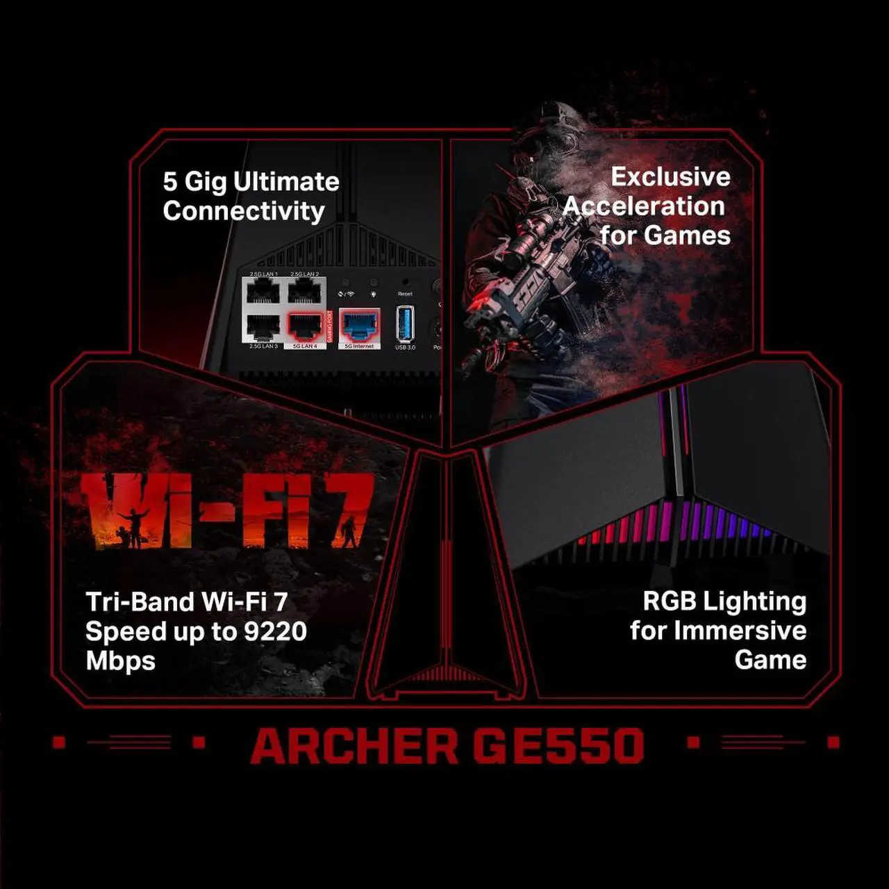 Main image of TP-Link Archer GE550 Network - Wireless Routers