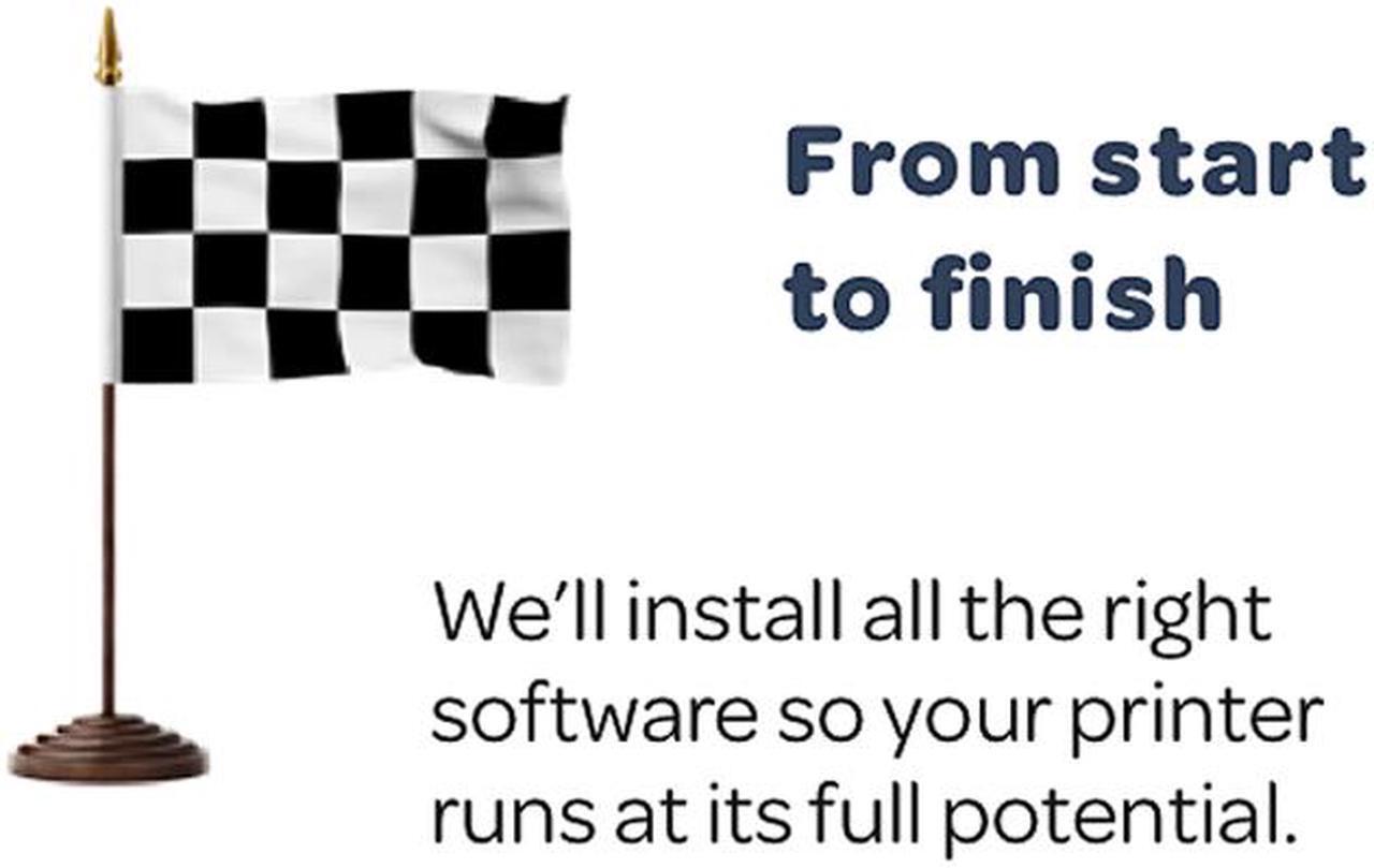 Alt view image 3 of 3 - Remote Printer Setup (Install Driver / File Sharing / Wi-Fi network) Phone or Chat Support