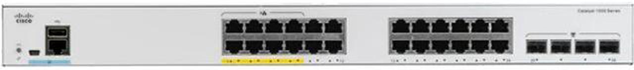 CISCO Catalyst 1000 C1000-24T-4X-L Switch 24 x 10/100/1000 Ethernet ports, 4 x 10G SFP+ uplinks