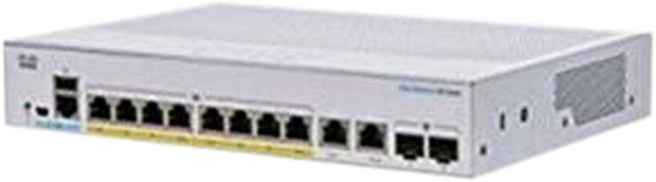 CISCO CBS250-8P-E-2G-NA Managed Switch