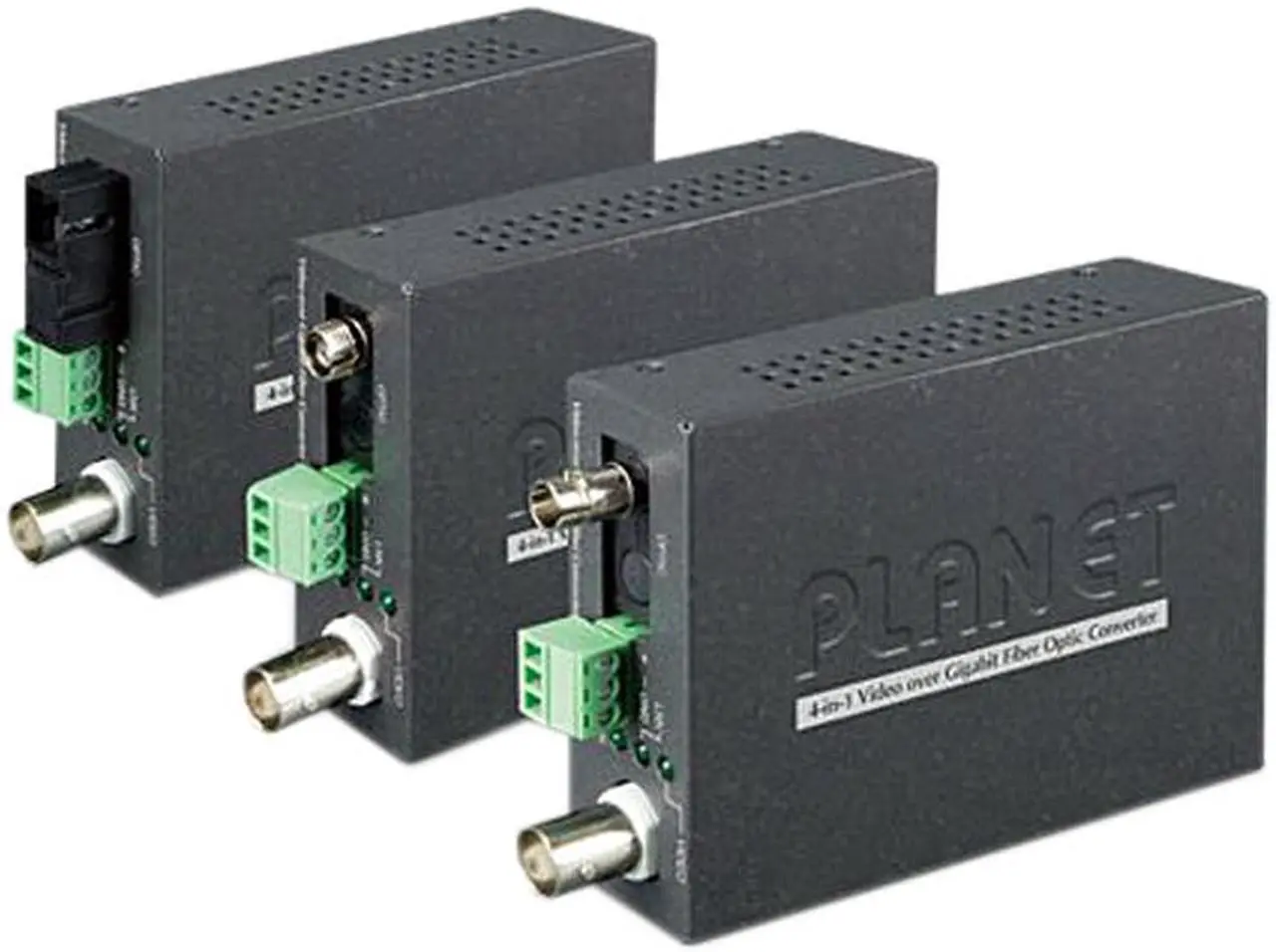 Main image of PLANET VF-106G-KIT 1-Channel 4-in-1 Video over Gigabit Fiber Bundle Kit (VF-106G-T + VF-106G-R)