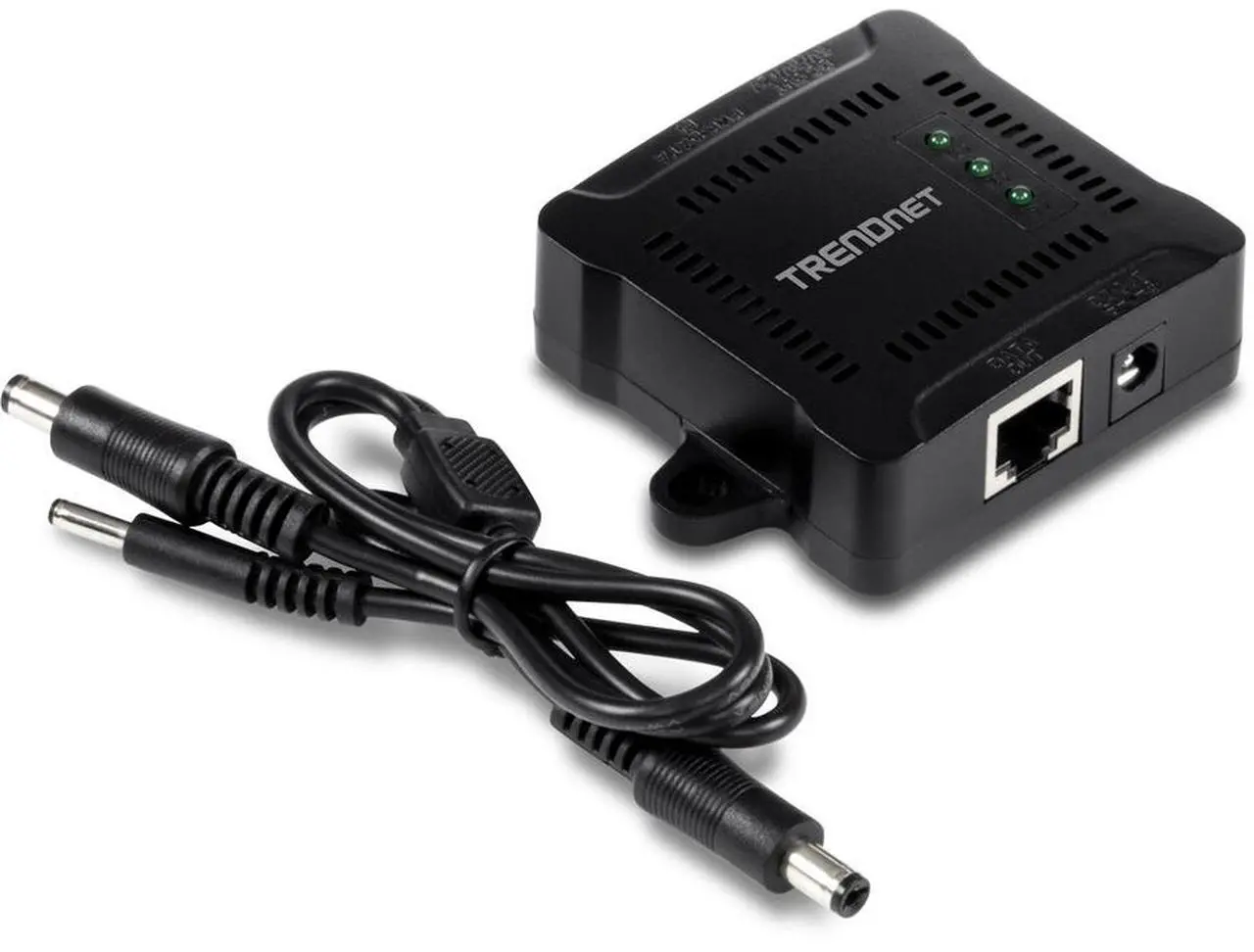 Alt view image 3 of 4 - TRENDnet Gigabit PoE Splitter, 1 x Gigabit PoE Input Port, 1 x Gigabit Output Port, Up to 100m (328 ft), Supports 5V, 9V, 12V Devices, 802.3af PoE Compatible, PoE Powered, Black, TPE-104GS