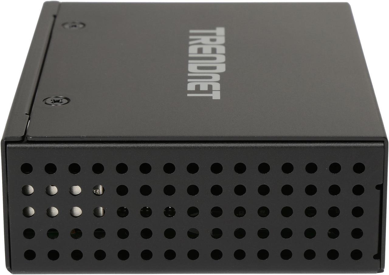 Alt view image 6 of 6 - TRENDnet Hardened Industrial 60W Gigabit PoE+ Injector, DIN-Rail Mount, IP30 Rated Housing, Includes DIN-rail & Wall Mounts, TI-IG60
