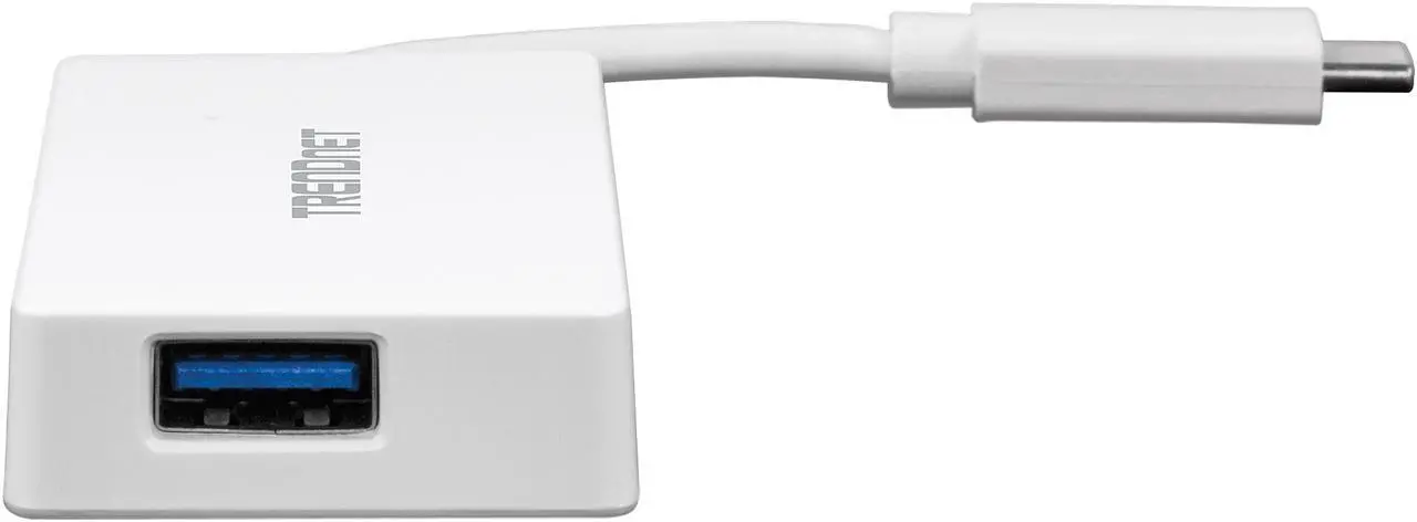 Alt view image 3 of 5 - TRENDnet 4-Port USB C to USB Hub, TUC-H4E, 4 x USB 3.0 Ports, Compact Size USB Type-C Multiport Adapter, Compatible with Windows, Mac OS, Backwards Compatible with USB 2.0, White