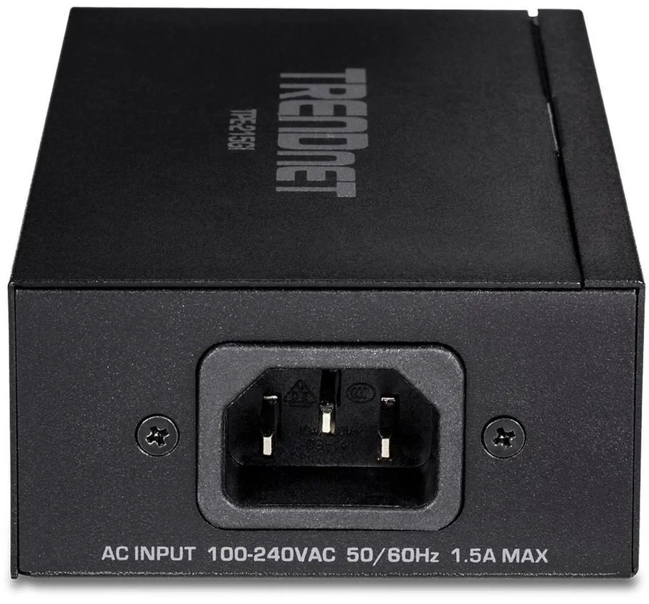 Alt view image 3 of 10 - TRENDnet 2.5G PoE+ Injector, TPE-215GI, PoE (15.4W) or PoE+ (30W), Converts a non-PoE Port to a PoE+ 2.5G Port, 2.5GBASE-T Compliant, Integrated Power Supply, Network a PoE device up to 100m (328 ft.)