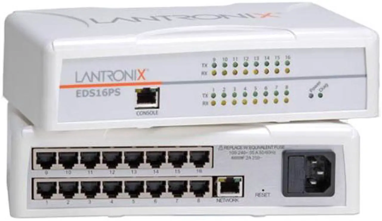 Main image of Lantronix EDS008PS-02 Hybrid Ethernet Terminal and Multiport Device Servers