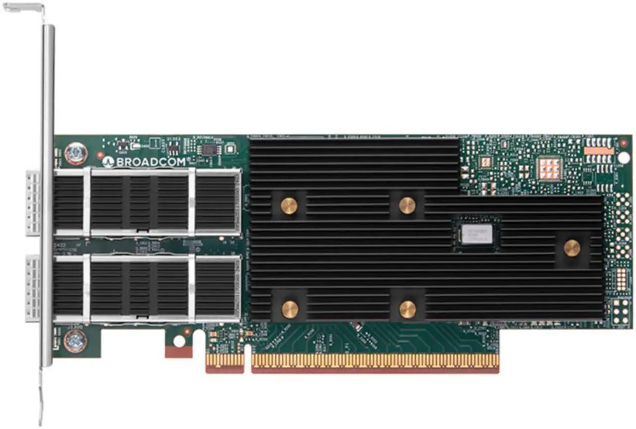 Alt view image 3 of 5 - Broadcom NetXtreme Dual-Port 1G PCIe Ethernet NIC