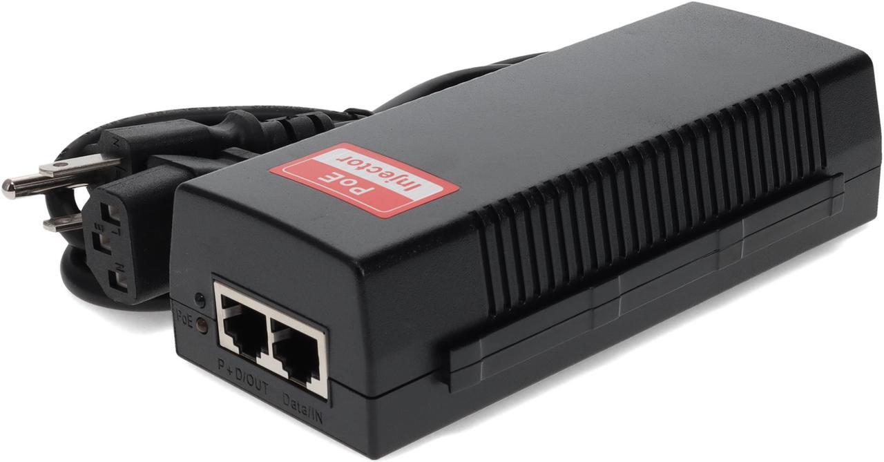 Main image of AddOn 60W POE Power Injector (IEEE802.3af/IEEE802.3at 57v 60W max,10/100Base-T and 10/100/1000Base-T)