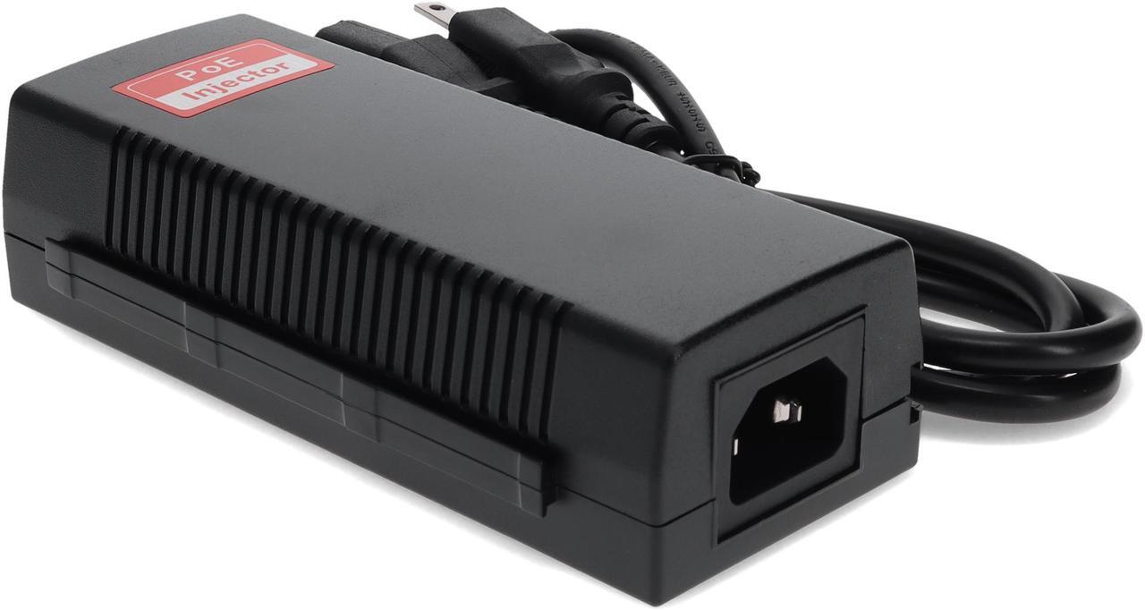 Alt view image 3 of 7 - AddOn 60W POE Power Injector (IEEE802.3af/IEEE802.3at 57v 60W max,10/100Base-T and 10/100/1000Base-T)
