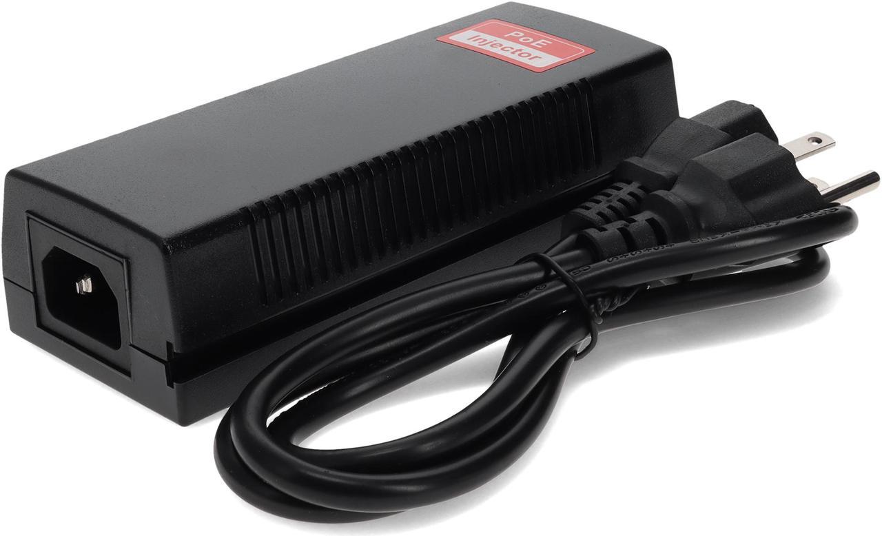 Alt view image 4 of 7 - AddOn 60W POE Power Injector (IEEE802.3af/IEEE802.3at 57v 60W max,10/100Base-T and 10/100/1000Base-T)