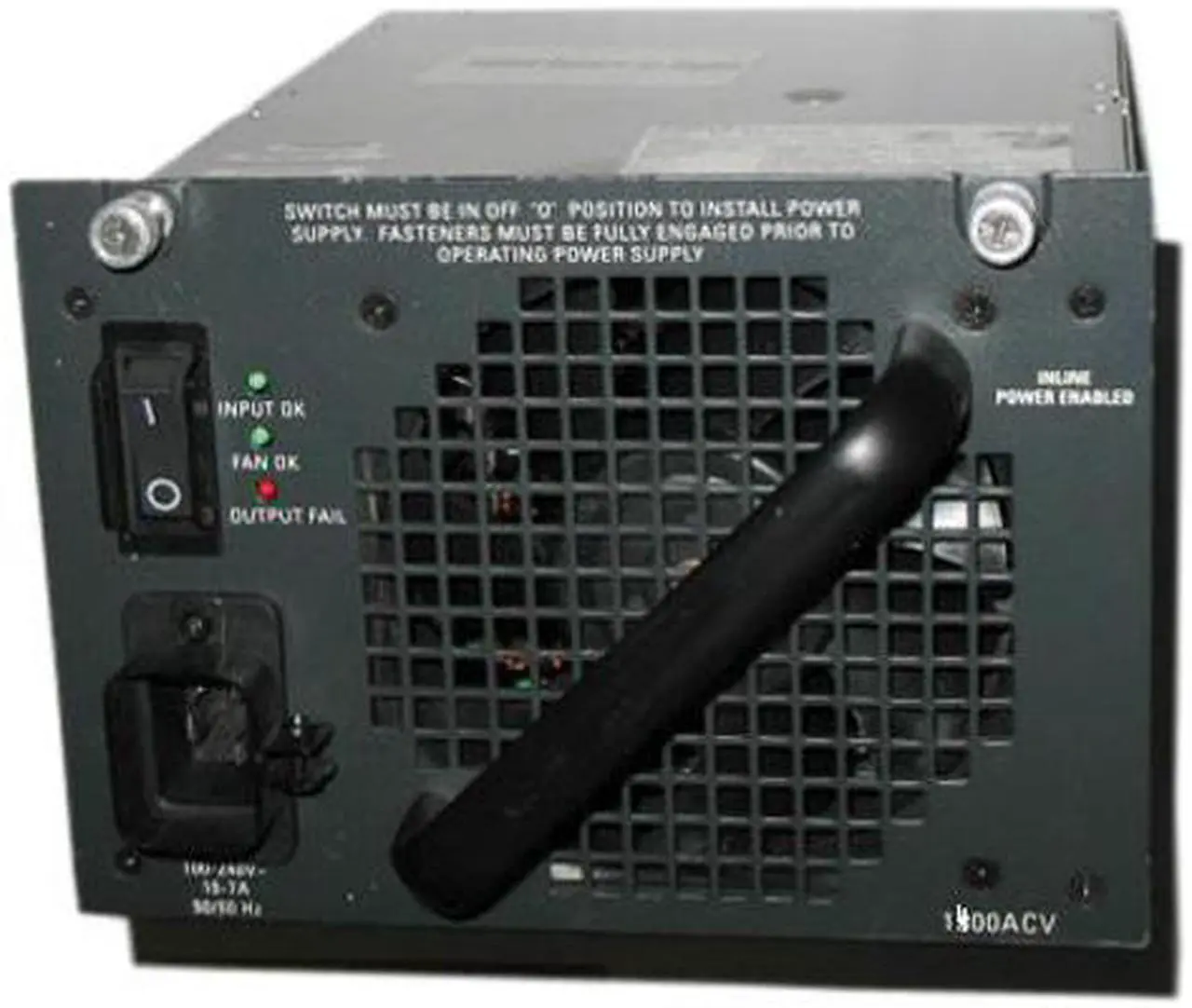 Main image of CISCO PWR-C45-1400AC= CATALYST 4500 1400Watt Redundant Power Supply