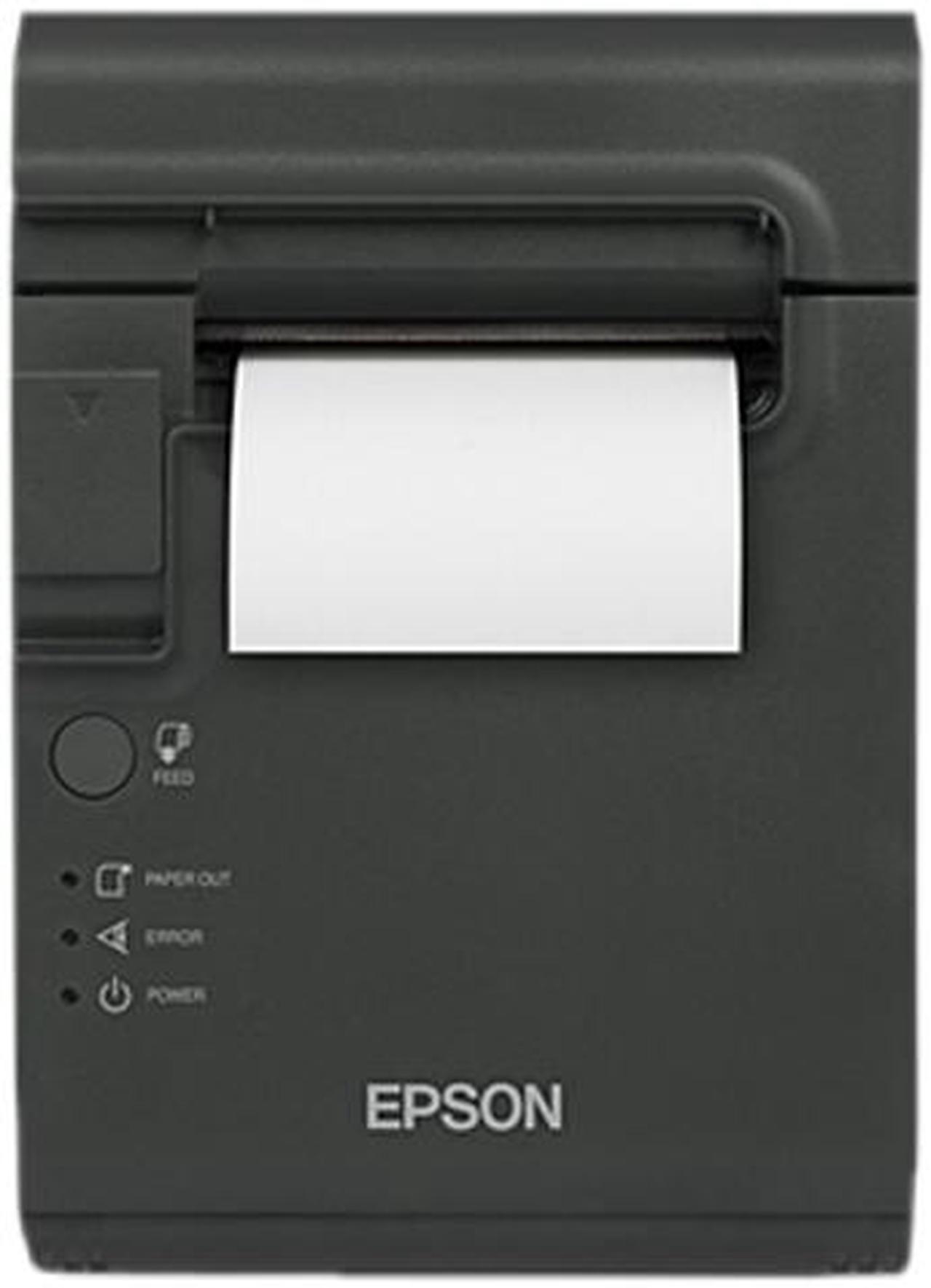 Epson TM-L90 Plus Thermal Label and Receipt Printer, 203 dpi, USB, Ethernet, No Peeler, Dark Gray - C31C412A7641