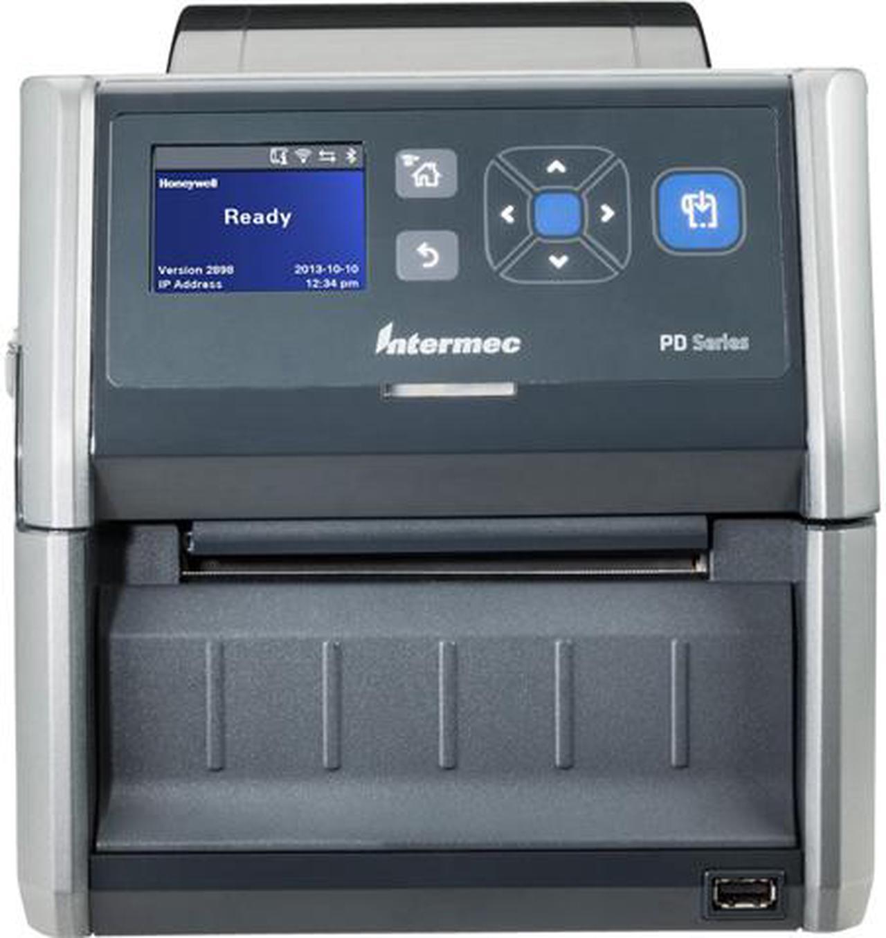 Honeywell (Intermec) PD43A 4" Light Industrial Thermal Transfer Label Printer, Color LCD, 203 dpi, USB, USB Host, Ethernet, US Power Cord - PD43A03100010201