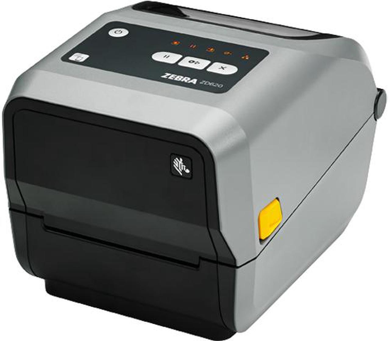 Zebra ZD620 Series Desktop Thermal Transfer Printer, Icon, 300 dpi, USB, USB Host, Serial, Ethernet, 802.11, Bluetooth USA/Canada, Standard EZPL - ZD62043-T01L01EZ