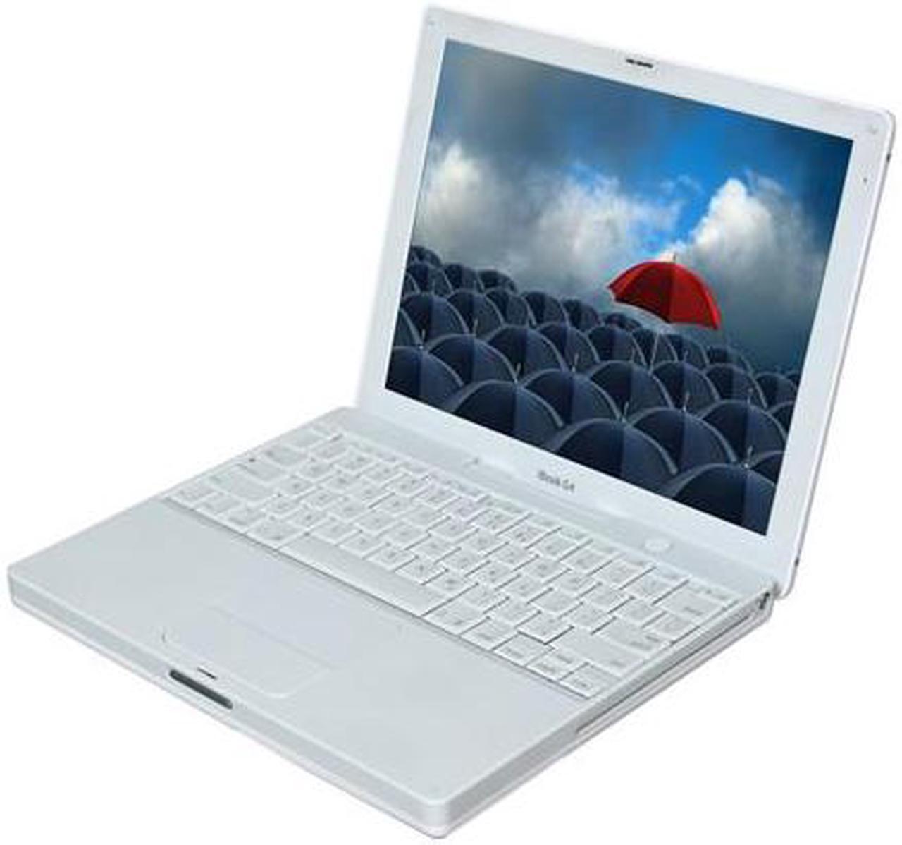 Main image of Apple Laptop iBook G4 1.33GHz 512MB Memory 40GB HDD ATI Mobility Radeon 9550 12.1" Mac OS X 10.4 Tiger M9846LL/A