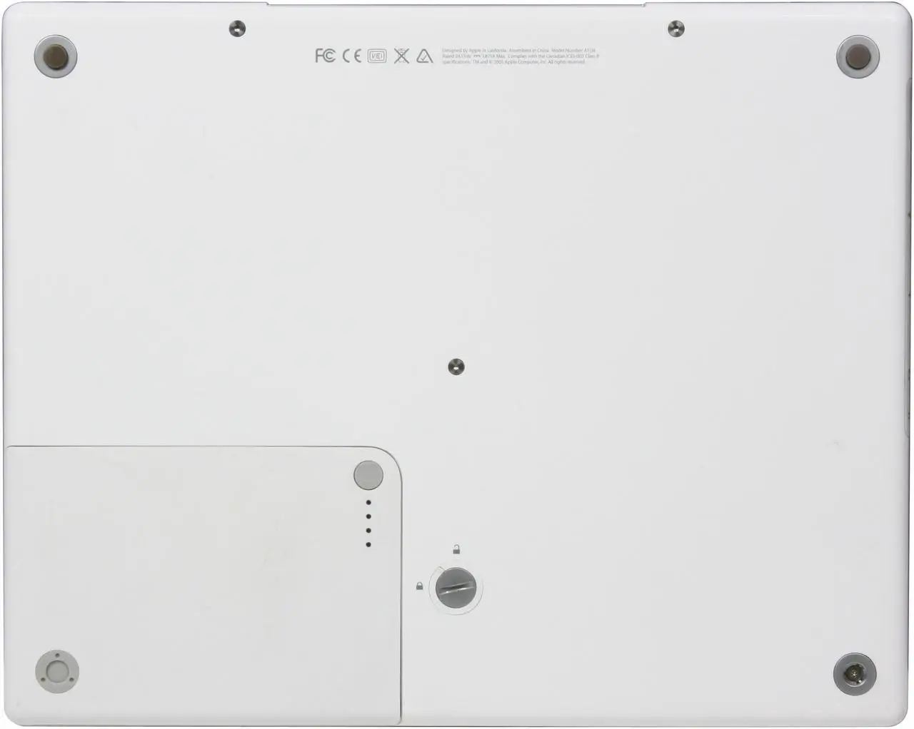 Alt view image 7 of 8 - Apple Laptop iBook G4 1.42GHz 512MB Memory 60GB HDD ATI Mobility Radeon 9550 14.1" Mac OS X 10.4 Tiger M9848LL/A