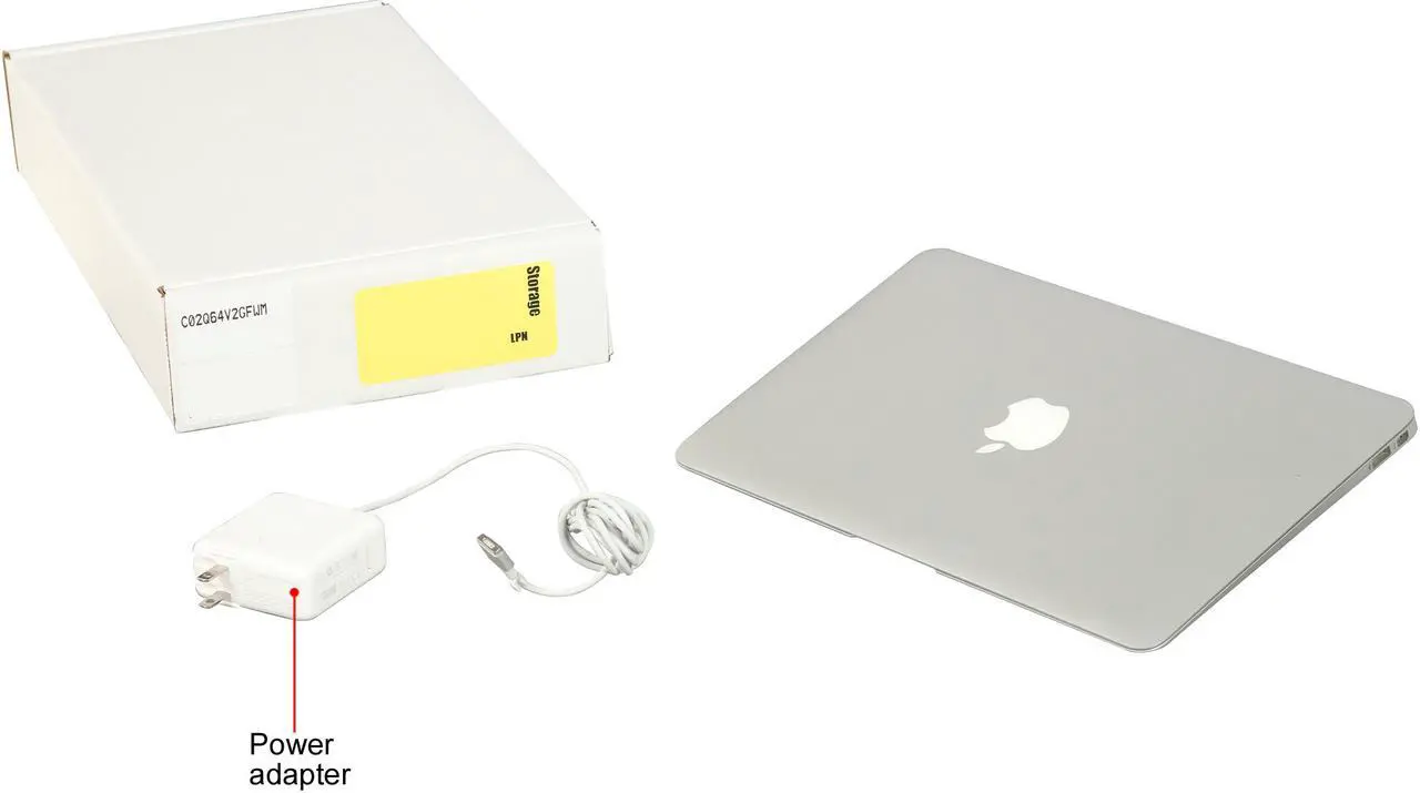 Alt view image 9 of 8 - Apple Grade B Laptop MacBook Air MJVM2LL/A Intel Core i5 5250U (1.60 GHz) 4 GB Memory 128 GB SSD Intel HD Graphics 6000 11.6" Mac OS X v10.10 Yosemite