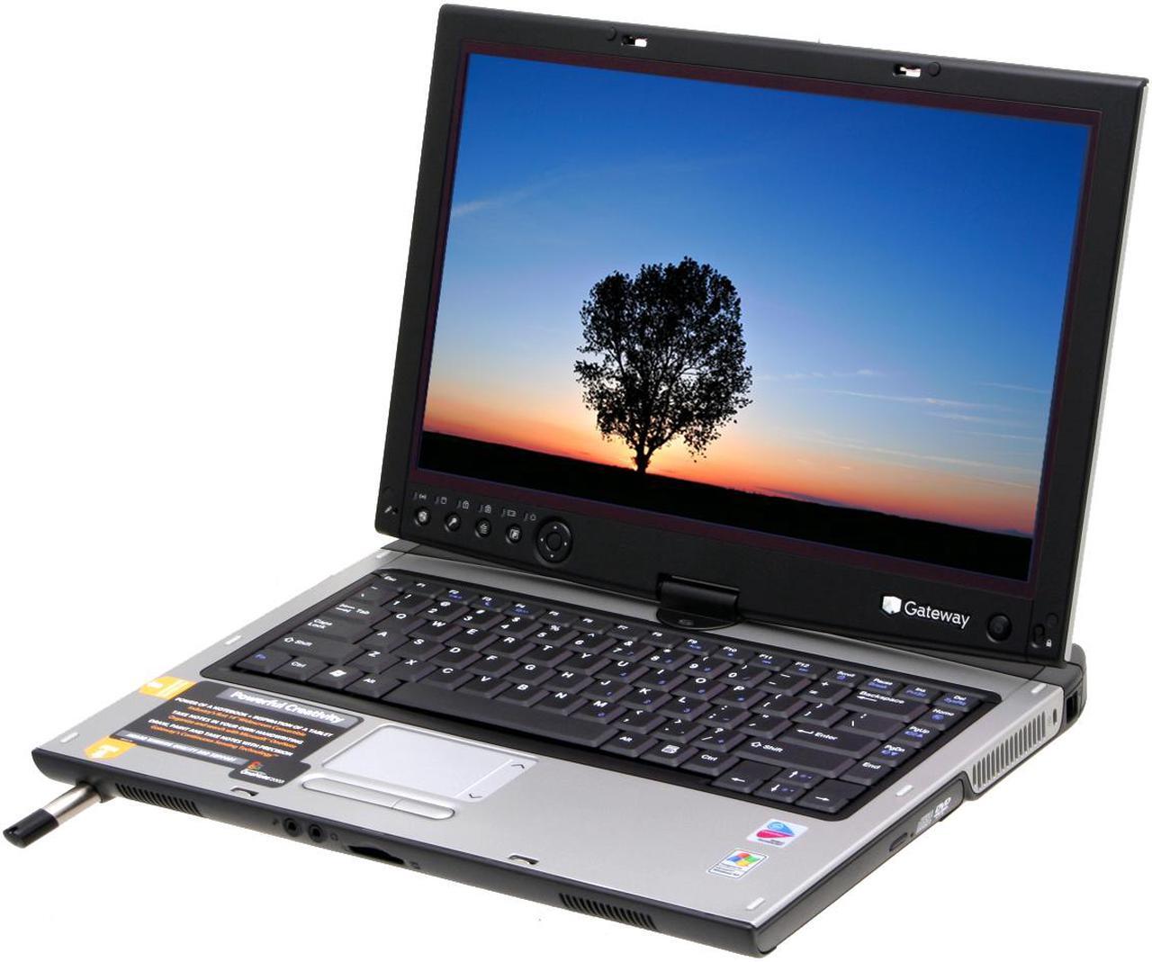 Alt view image 10 of 18 - Gateway M280E(297144-0) 512MB Memory 14.0" 1280 x 768 Tablet PC Windows XP Tablet PC Edition
