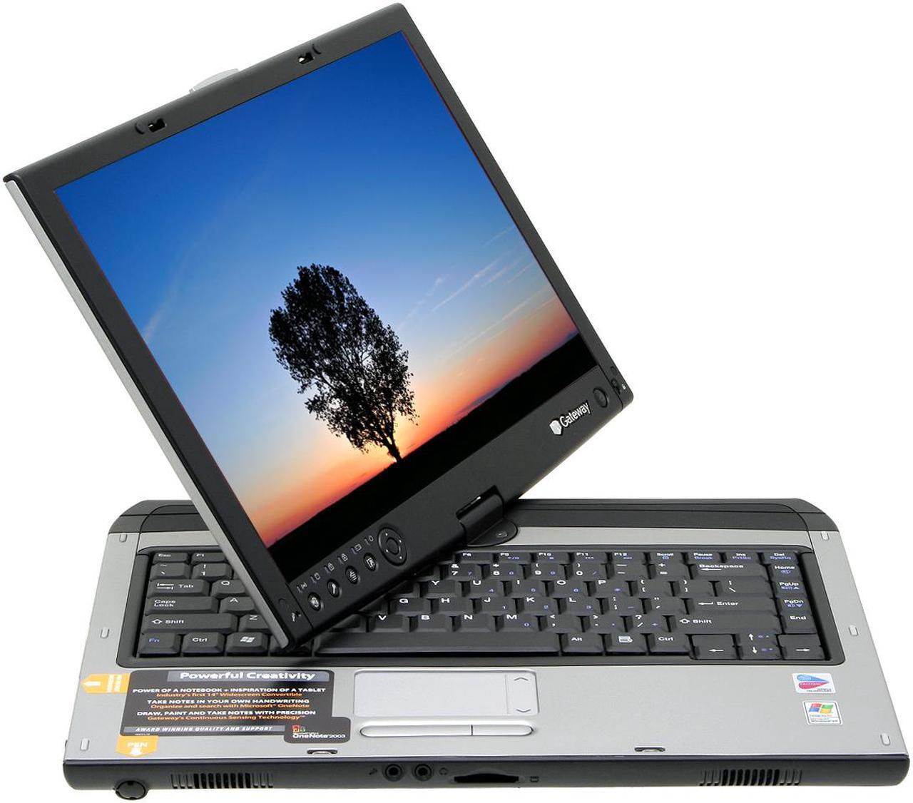 Main image of Gateway M280E(297144-0) 512MB Memory 14.0" 1280 x 768 Tablet PC Windows XP Tablet PC Edition