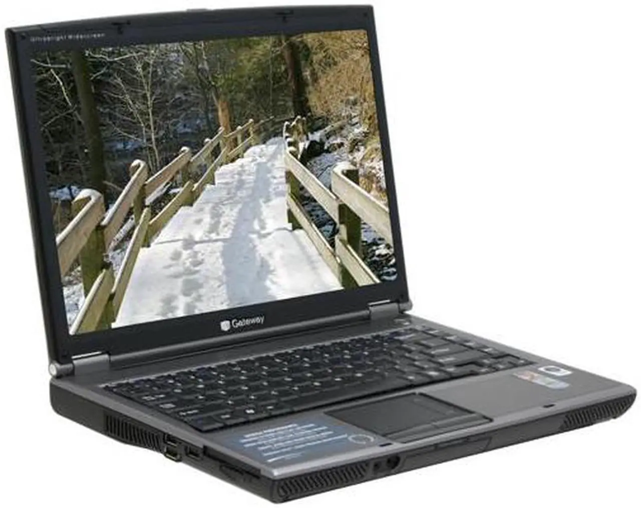 Main image of Gateway Laptop AMD Turion 64 MK-38 1GB Memory 120GB HDD NVIDIA GeForce Go 6100 14.1" Windows Vista Home Premium MT3421