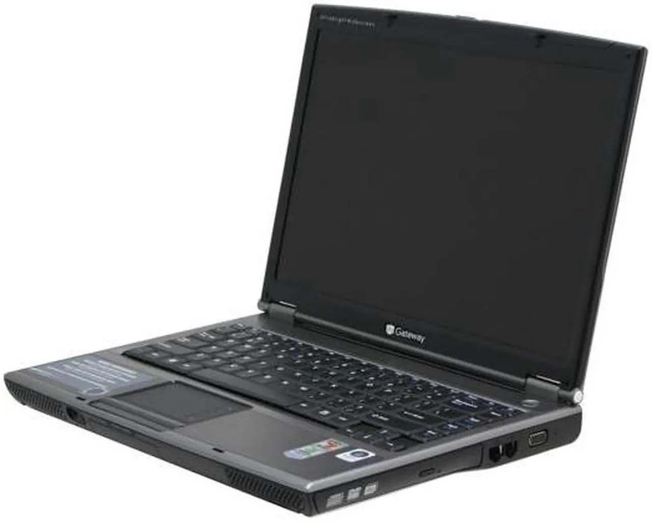 Alt view image 3 of 16 - Gateway Laptop AMD Turion 64 MK-38 1GB Memory 120GB HDD NVIDIA GeForce Go 6100 14.1" Windows Vista Home Premium MT3421
