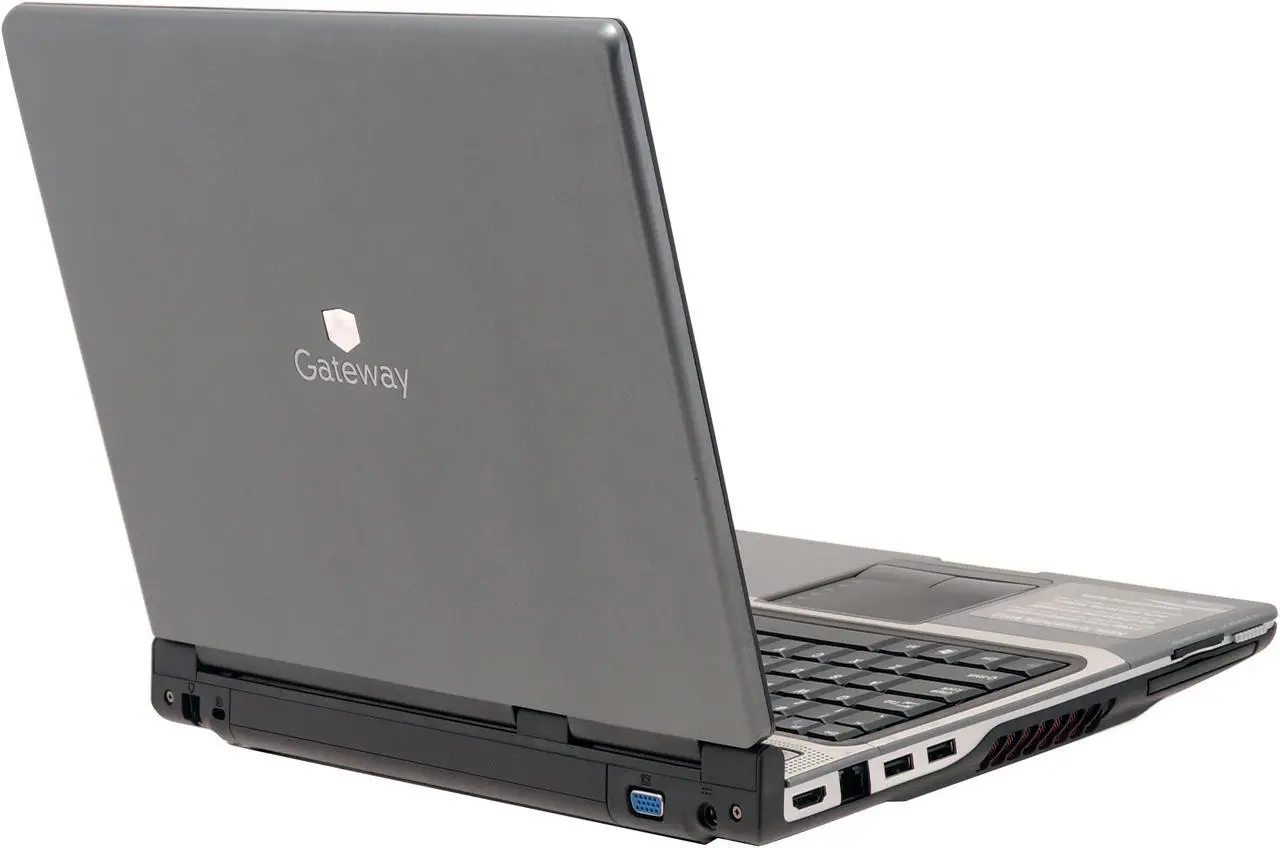 Alt view image 5 of 15 - Gateway Laptop AMD Turion 64 X2 TL-58 1GB Memory 160GB HDD ATI Radeon X1270 14.1" Windows Vista Home Premium T-1622