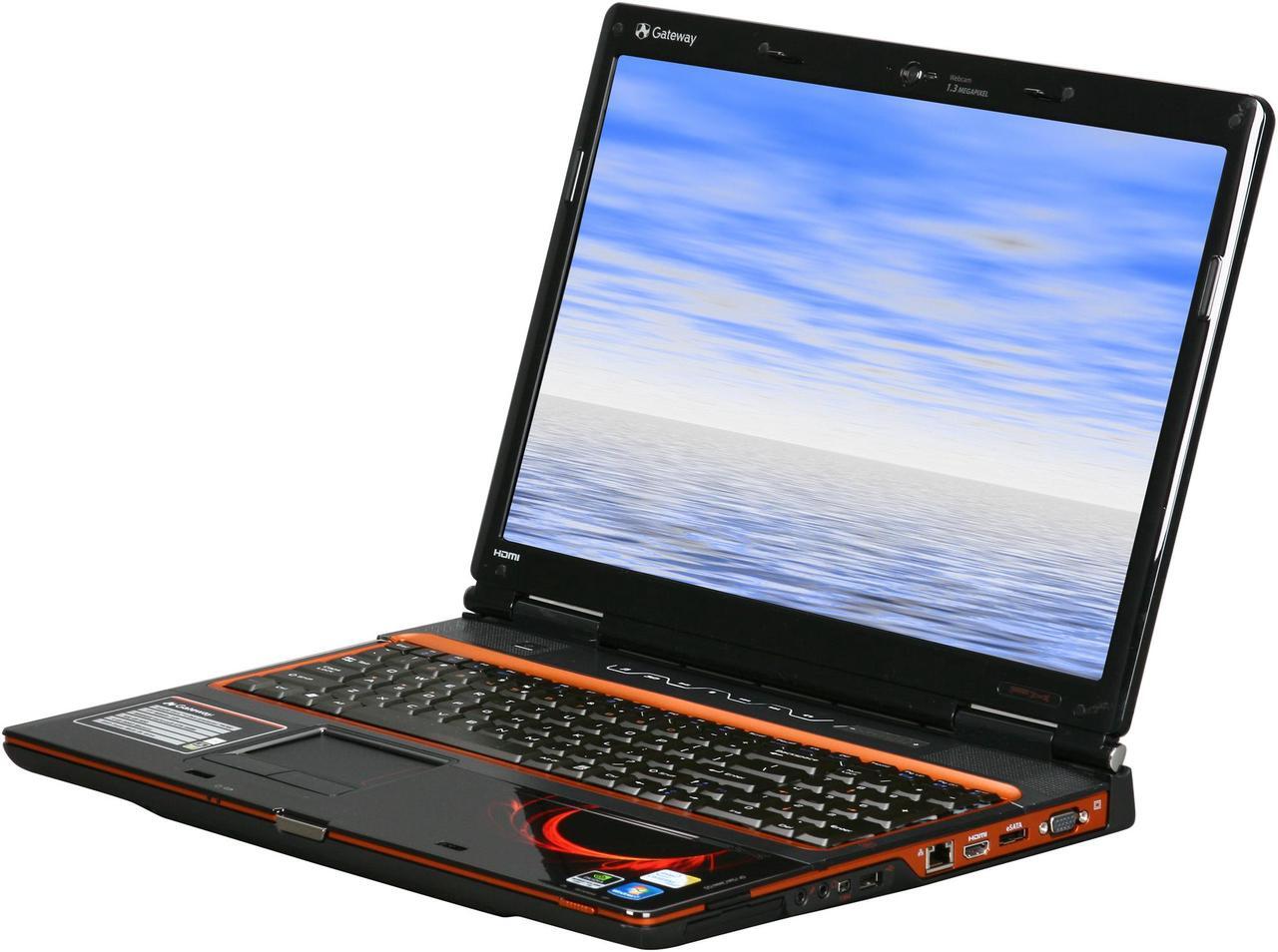 Main image of Gateway Laptop Intel Core 2 Duo P8700 4GB Memory 500GB HDD NVIDIA GeForce GTX 260M 17.0" Windows 7 Home Premium 64-bit P-7908u FX Edition