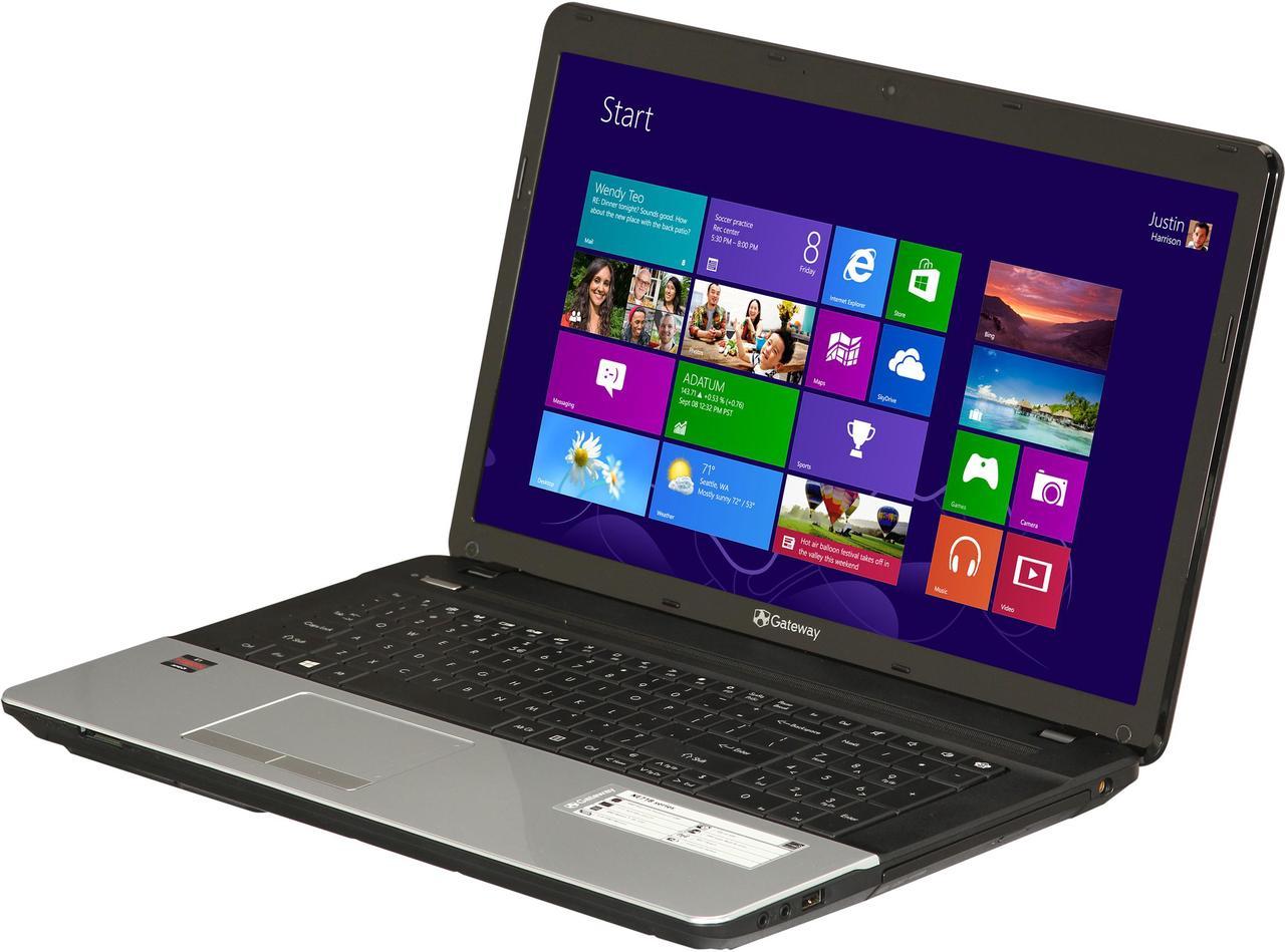 Gateway Laptop AMD E1-1200 4GB Memory 500GB HDD AMD Radeon HD 7310 17.3" Windows 8 NE71B06u