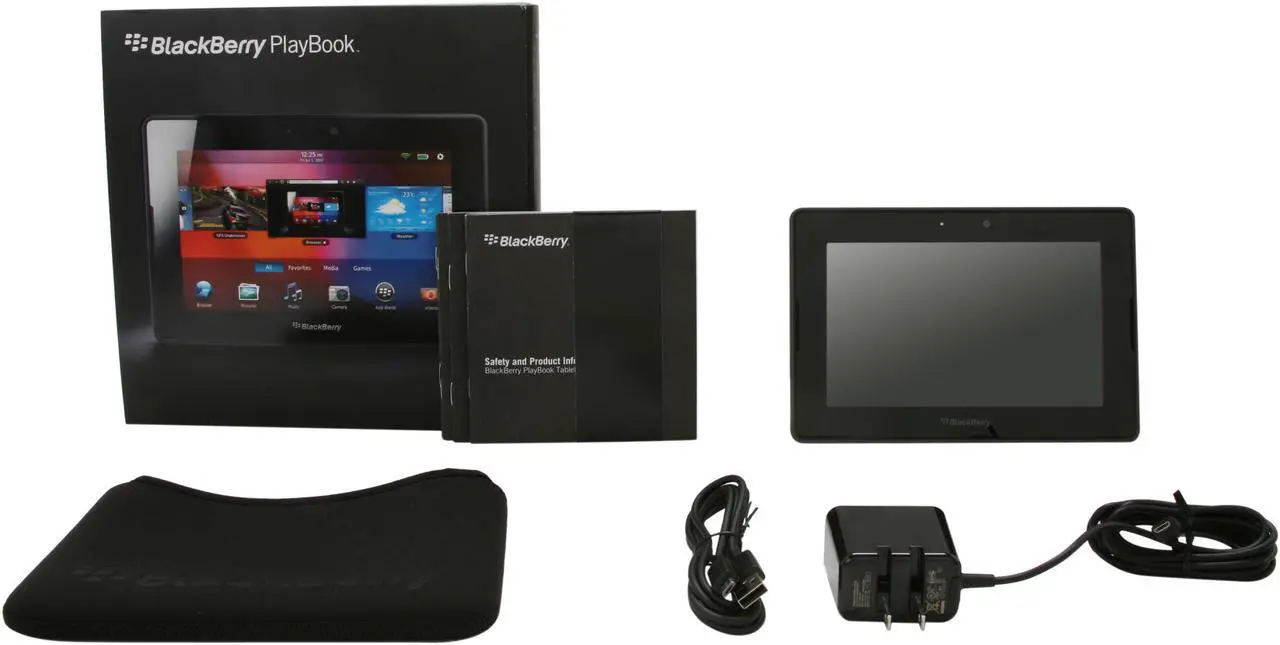 Alt view image 9 of 9 - BlackBerry PlayBook 16GB Tablet TI OMAP4430 1.00GHz 7" Wide SVGA 1GB RAM Memory 16GB Storage PowerVR SGX540