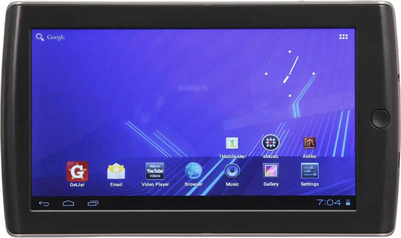 Main image of Coby Kyros 7-Inch Android 4.0 4 GB 16:9 Capacitive Multi-Touchscreen Widescreen Internet Tablet , Black MID7035-4