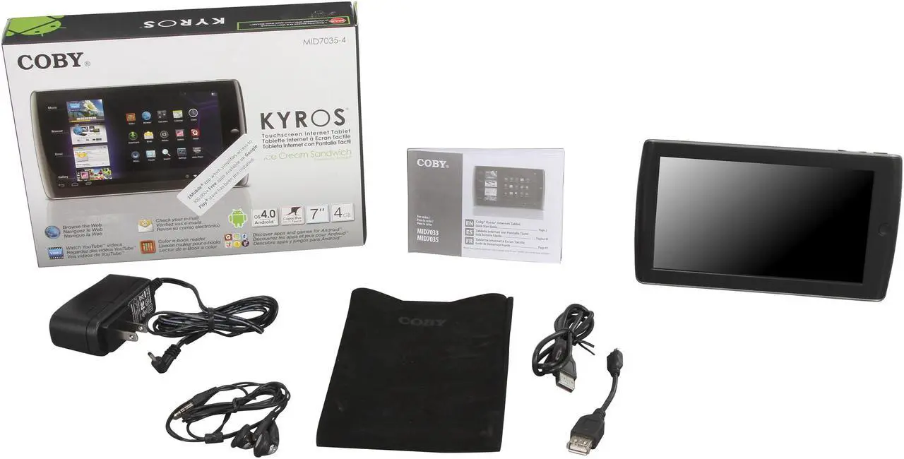 Alt view image 8 of 8 - Coby Kyros 7-Inch Android 4.0 4 GB 16:9 Capacitive Multi-Touchscreen Widescreen Internet Tablet , Black MID7035-4