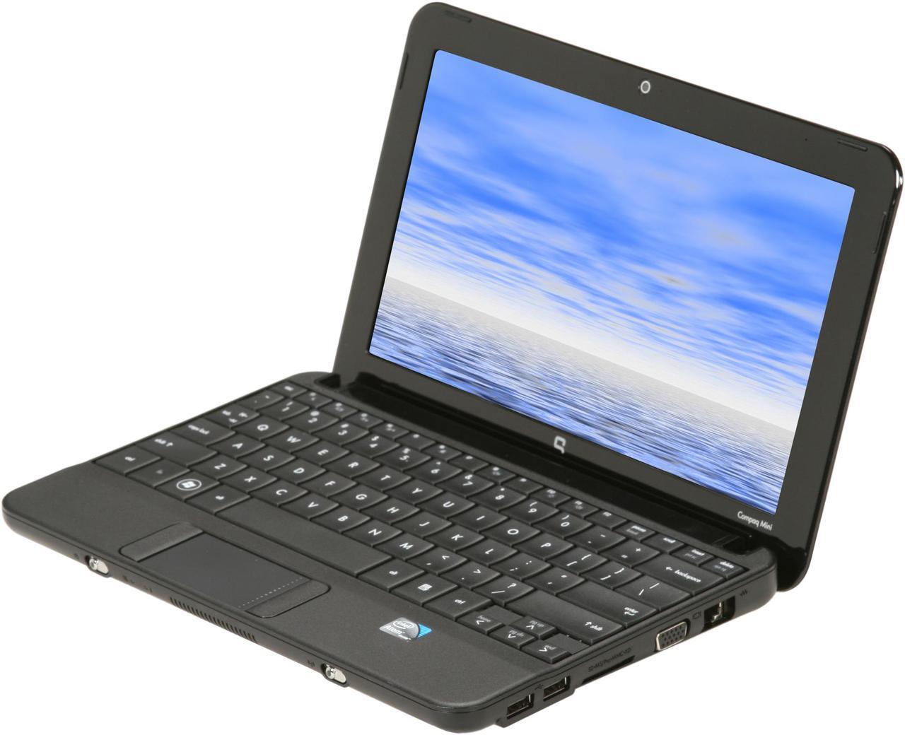 Alt view image 2 of 8 - COMPAQ Mini 110c-1100DX Intel Atom N270(1.60 GHz) 10.1" WSVGA 1GB Memory 160GB HDD NetBook