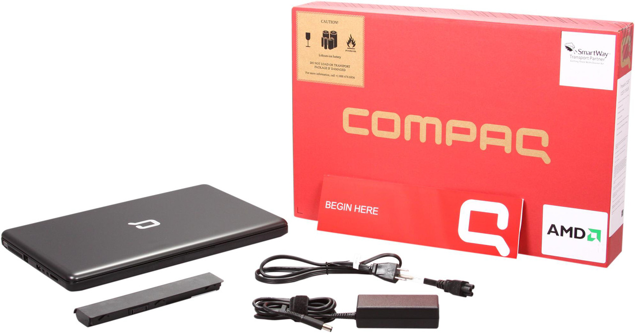 COMPAQ Laptop AMD E-300 2GB Memory 250GB HDD AMD Radeon HD 6310 15.6 ...