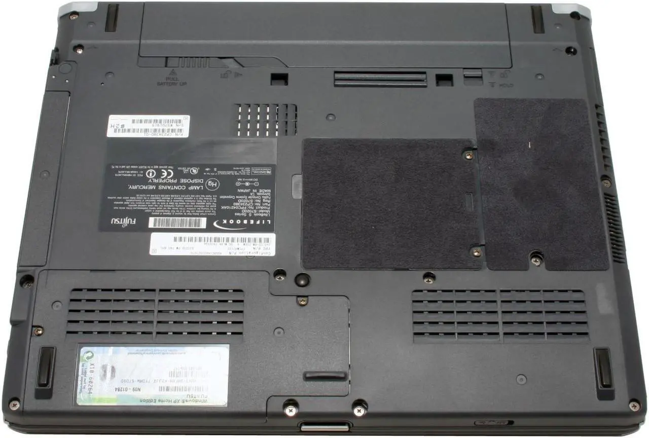 Alt view image 8 of 12 - Fujitsu Laptop Lifebook S series Intel Pentium M 740 256MB Memory 40GB HDD Intel GMA 900 14.1" Windows XP Home S7020D